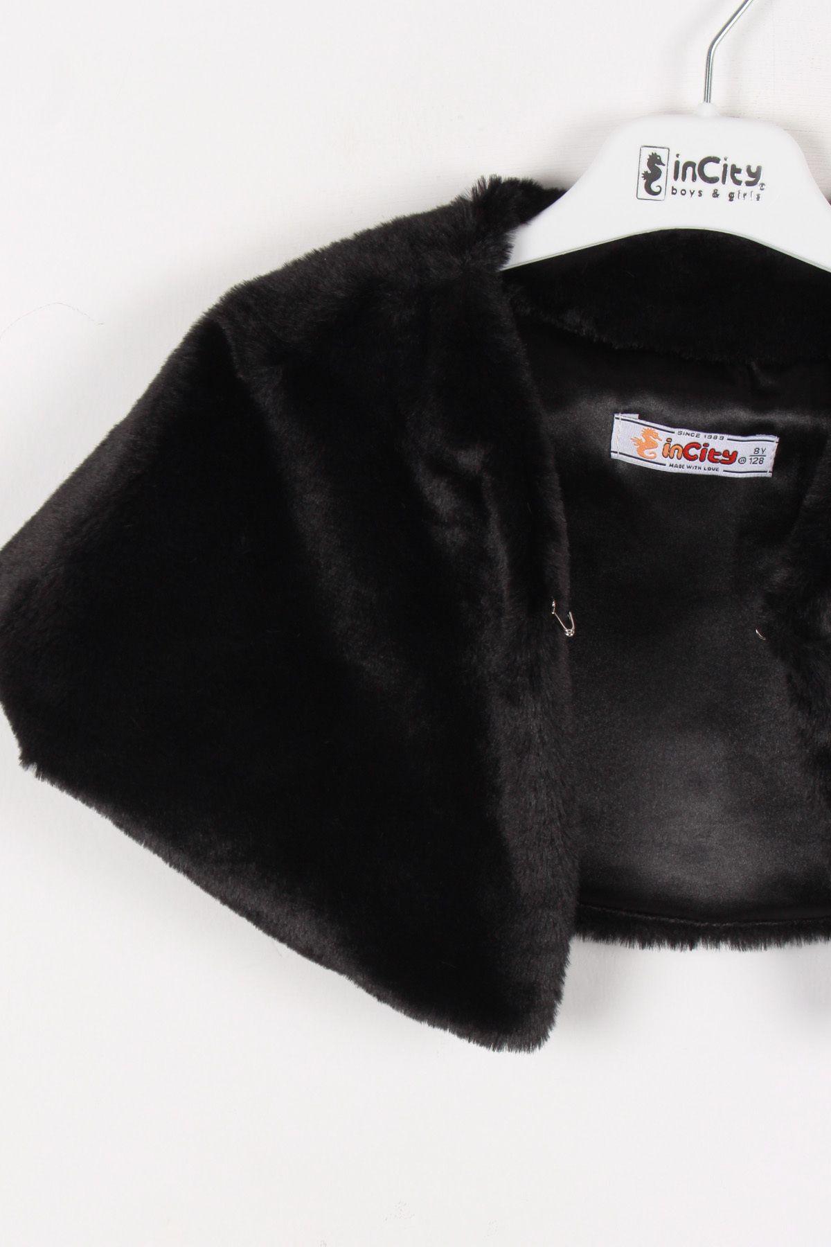 incity-Girl's Plush Bolero 2