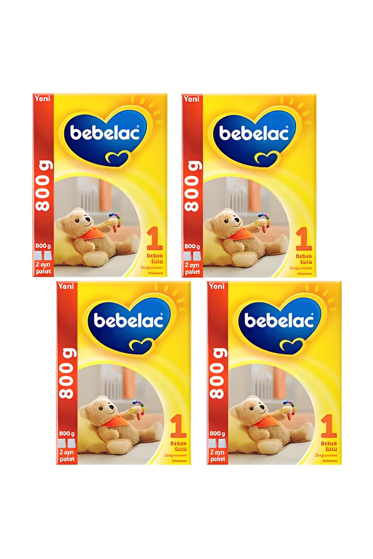 Bebelac 1 Numara 800 gr 0-6 Ay 4`lü Paketi (3200gr-