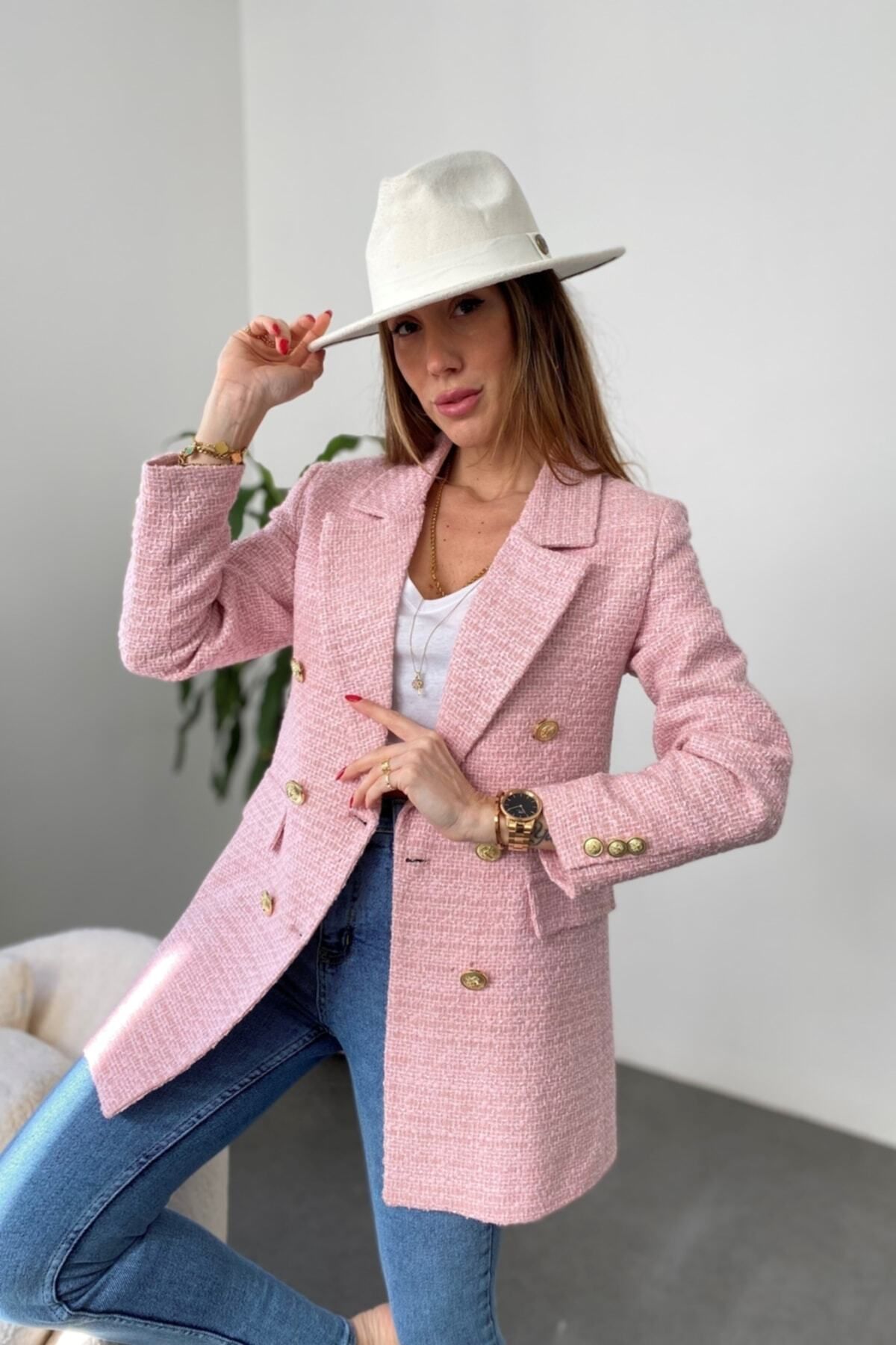 Tweed deals boucle blazer