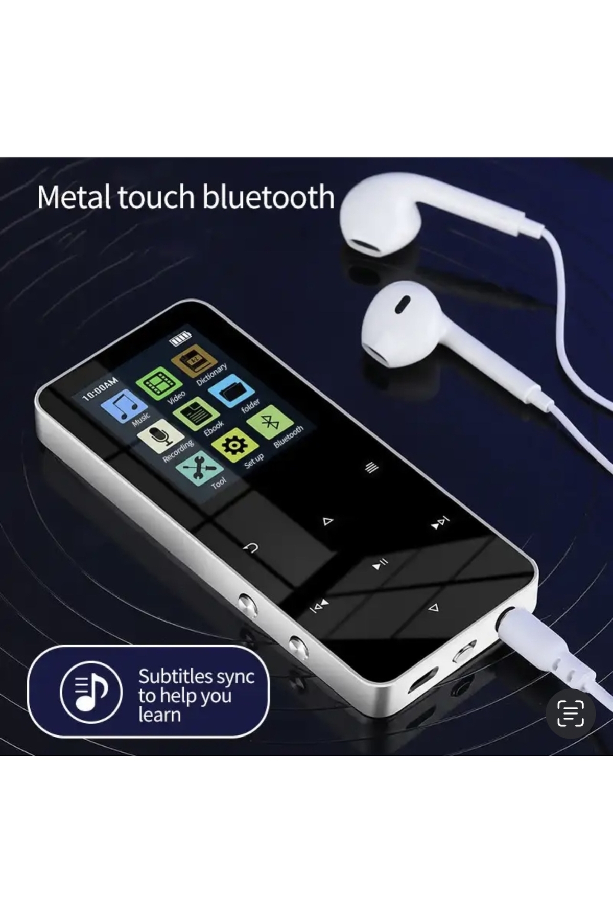 Dynego Mp3 Mp4 Çalar Dahili 8Gb Hafıza Kart Ses Kayıt/Hoparlör