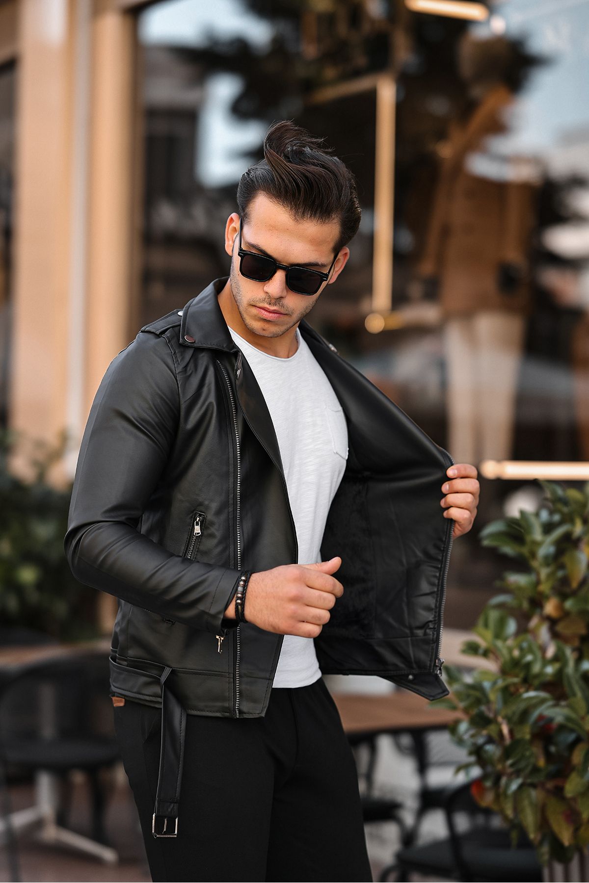 Cross shop zipper jacket