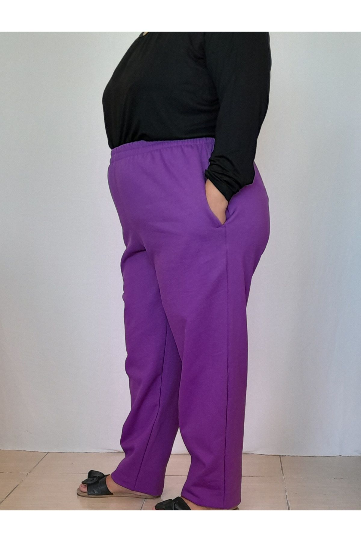 Mertcan Butik-3-thread Raster Winter Sweatpants with Elastic Waist 7