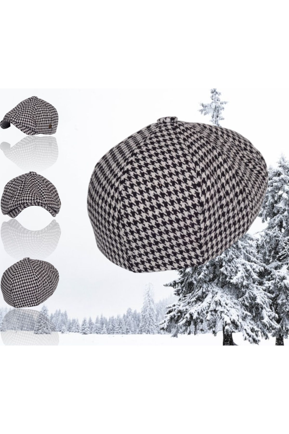 Shopiolog-Winter David Beckham Model British Men's Cap Hat 4