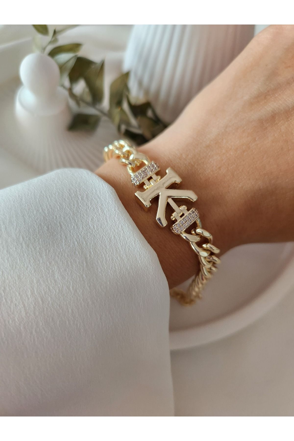 Bracelet with cheap letter k