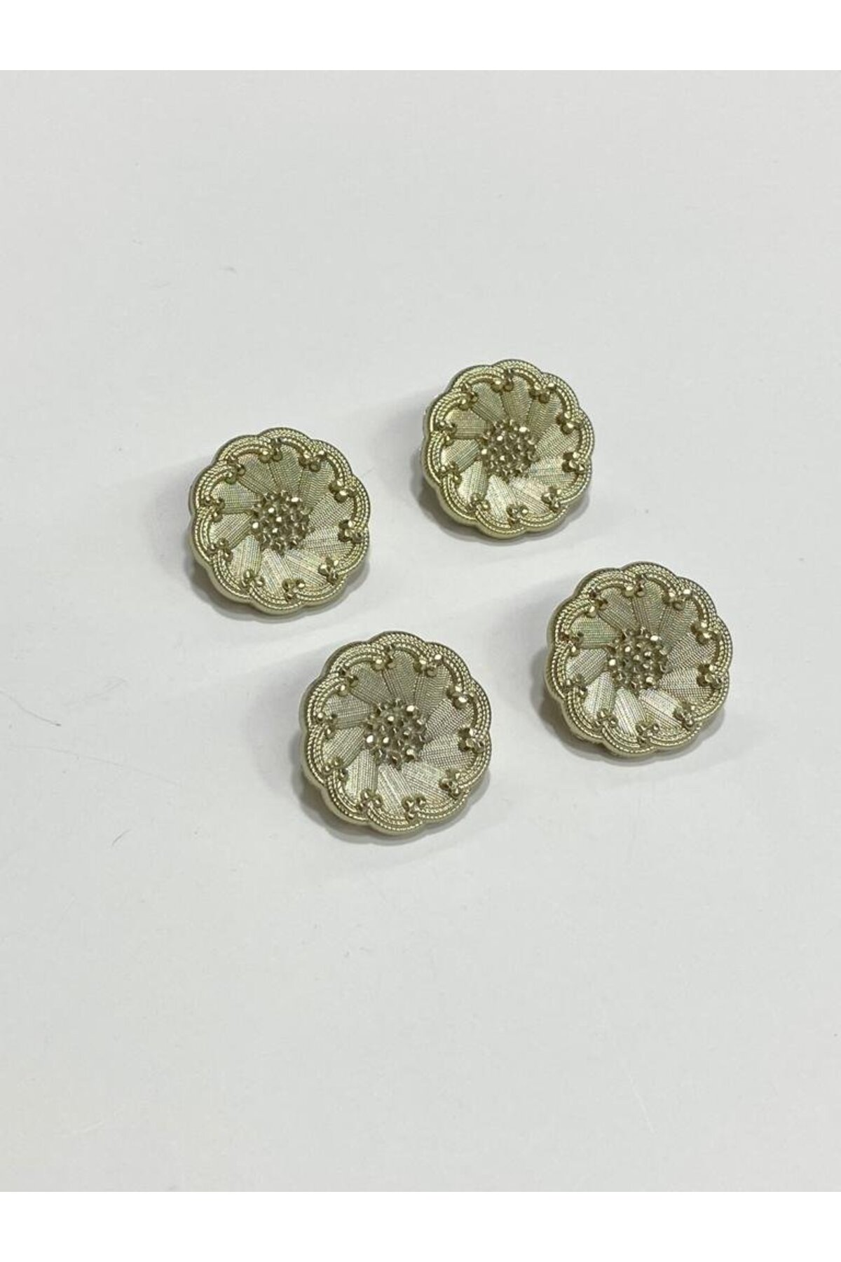 Italian Model Trench Coat And Jacket Button Set Set of 4 Gold 2.2 Cm