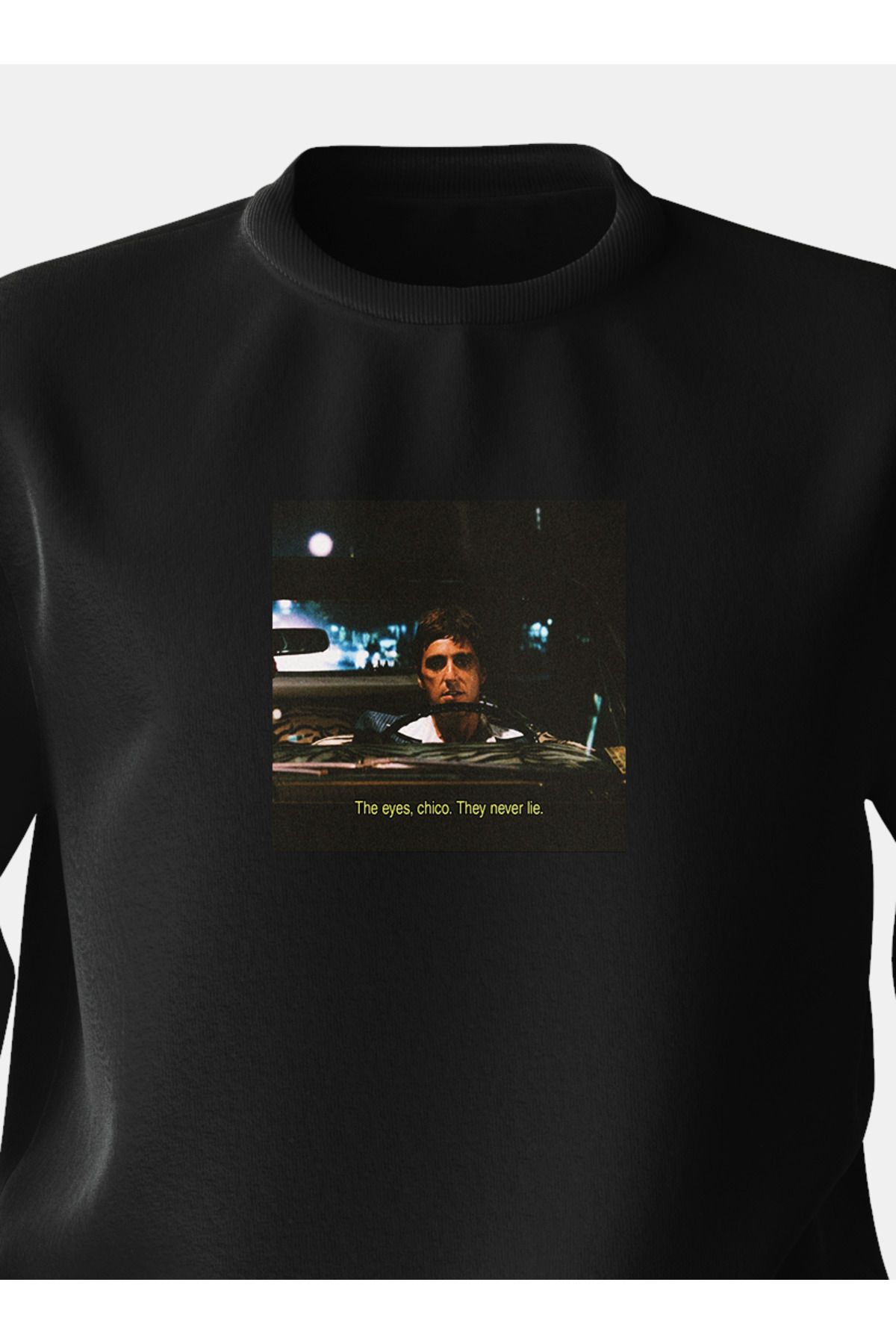EVIus Unisex Eyes Chico They Never Lie Sweatshirt Trendyol