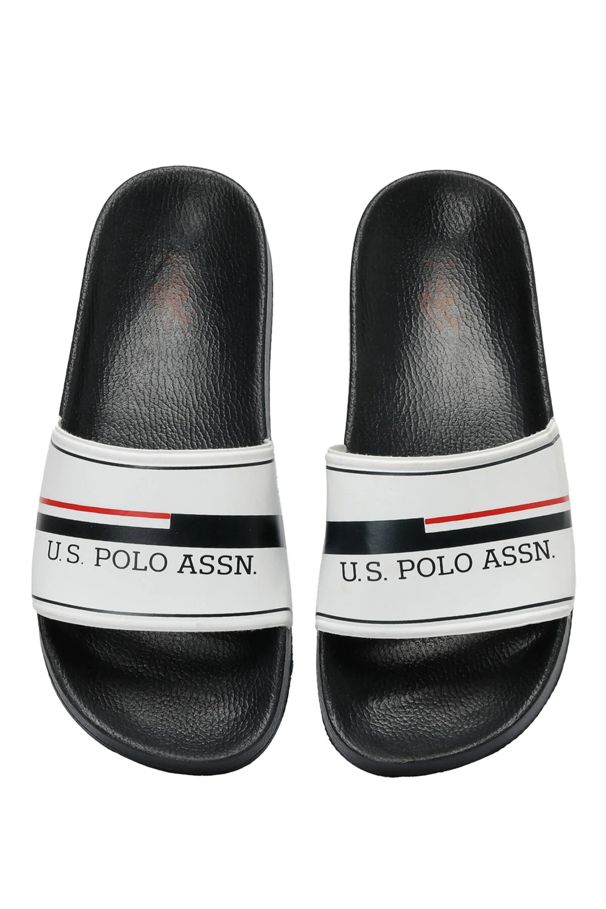 U.S. Polo Assn. یو اس پولو دمپایی مردانه سفید-سرمه ای Ruge 3Fx اورجینال - تصویر 4