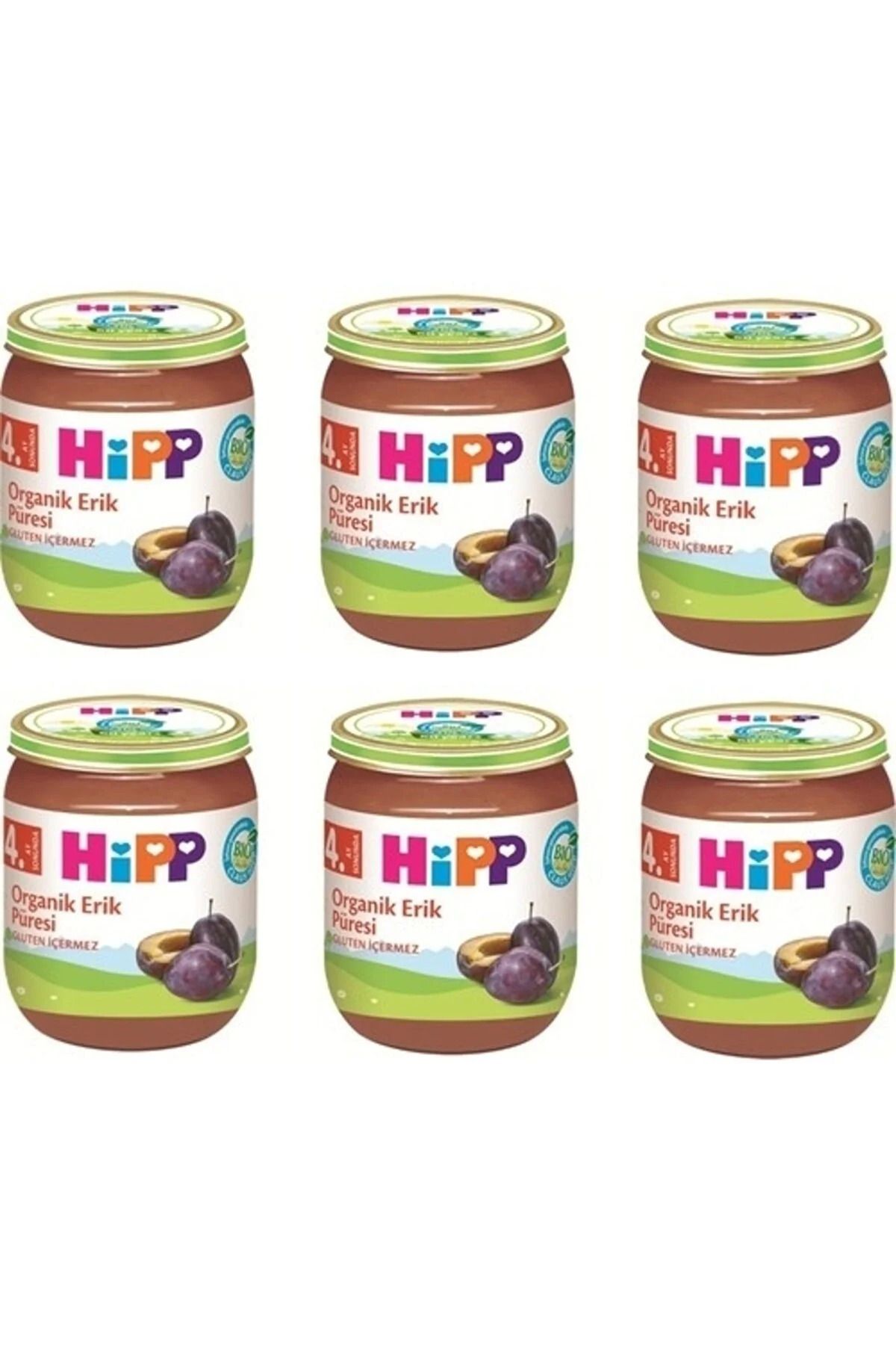 Hipp Organik Erikli 125g x 6 adet