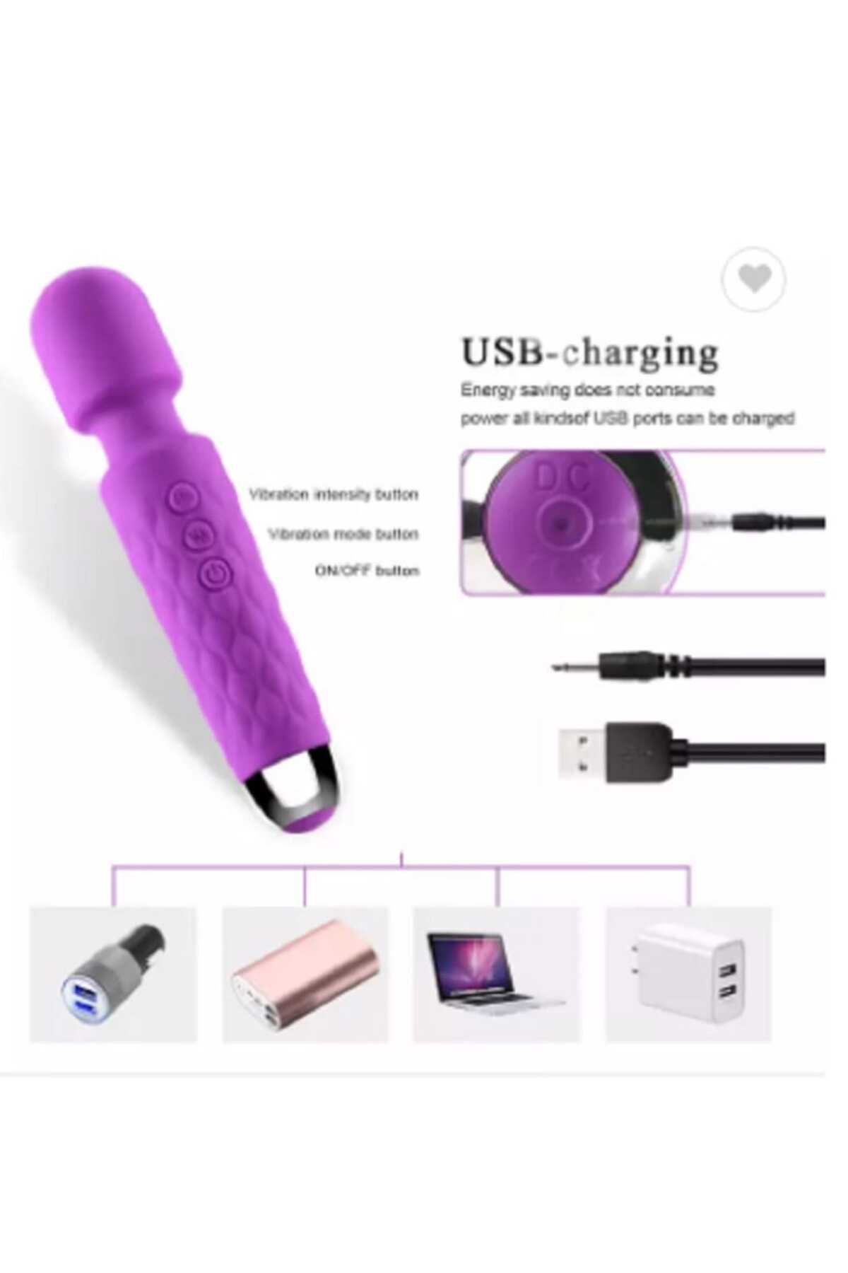 Büyük Eğzersiz Ve Uyarıcı Özelliği Olan Modern Şarjlı Vibratör 4