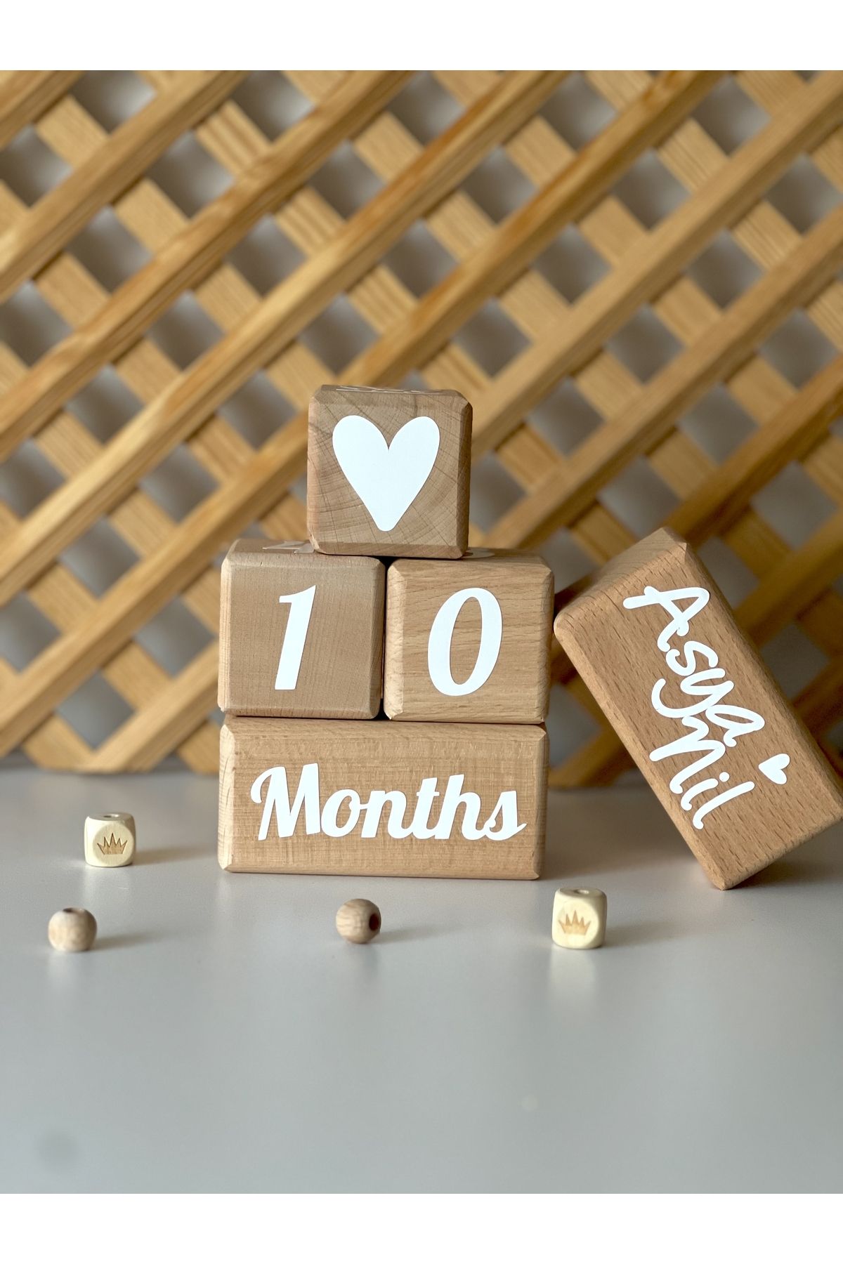 Baby milestone shop cubes