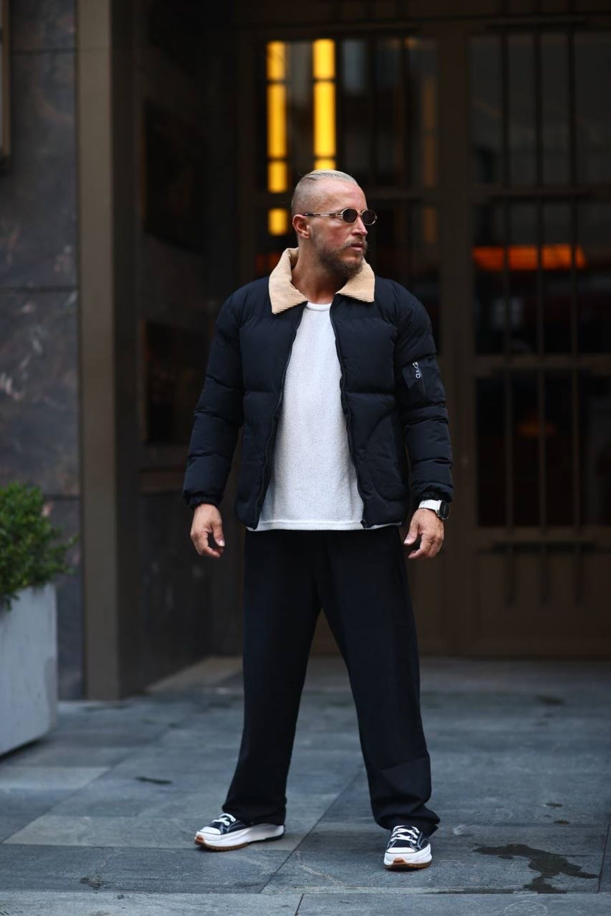 Mens velvet new arrivals puffer jacket