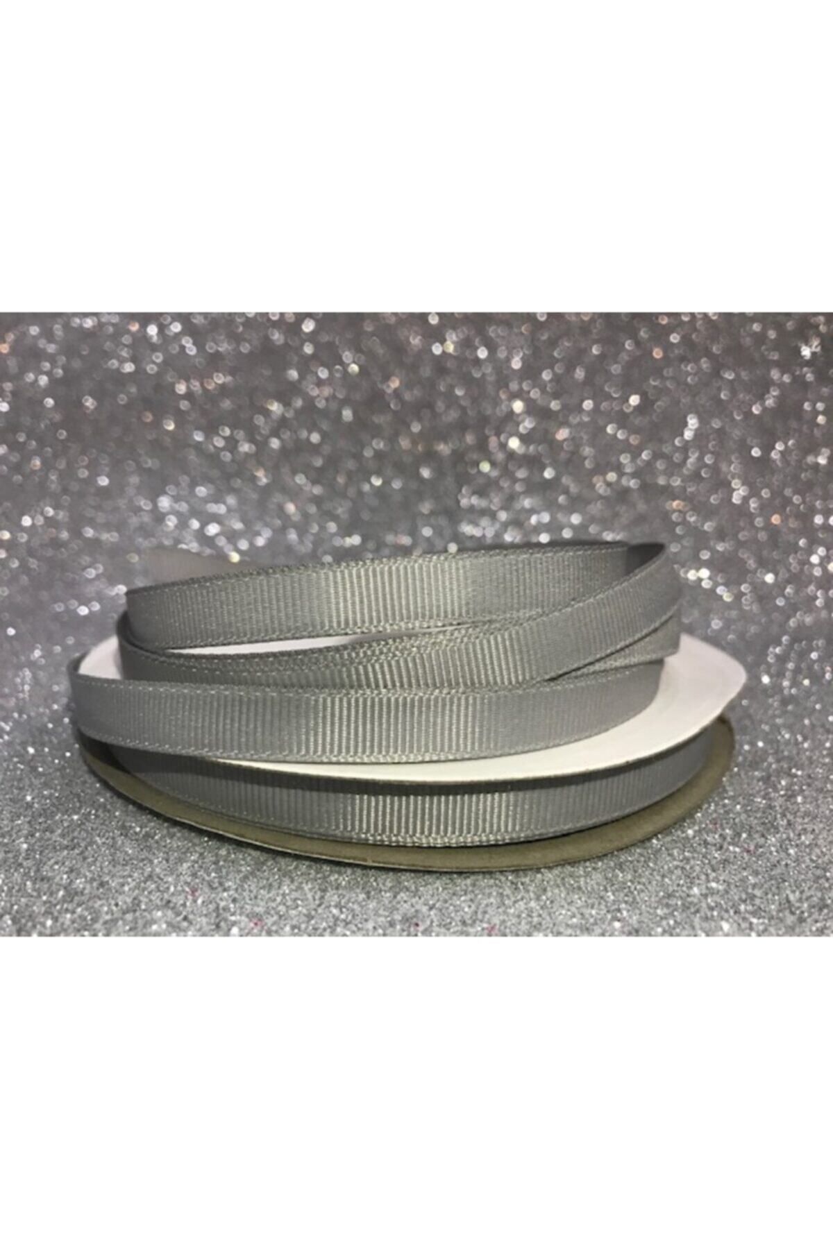 Deniz Party Store Grosgrain Ribbon Gray 1 Cm 50 Yards 45 Meters