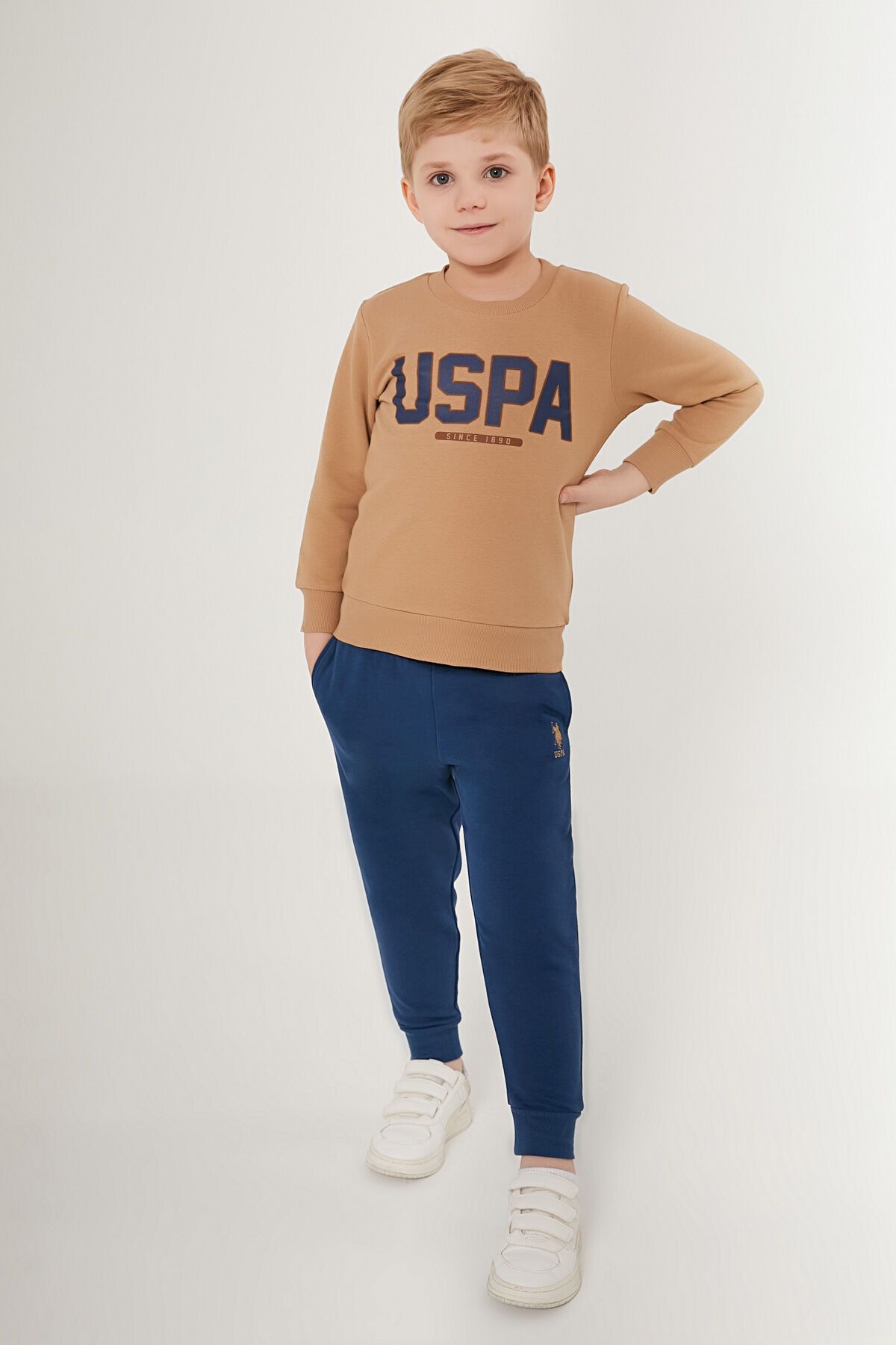 Kids polo sweatsuit new arrivals