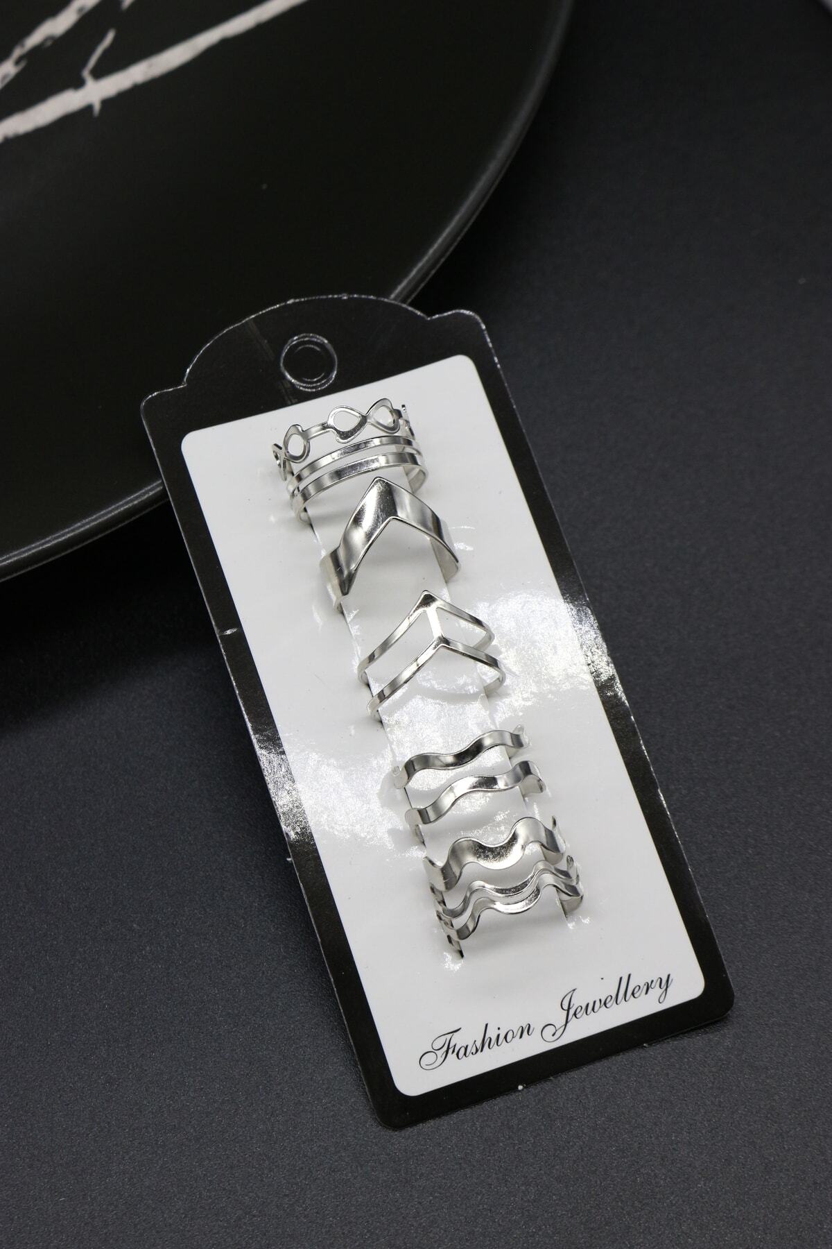 Ring Set Adjustable 5 Piece Ring Set