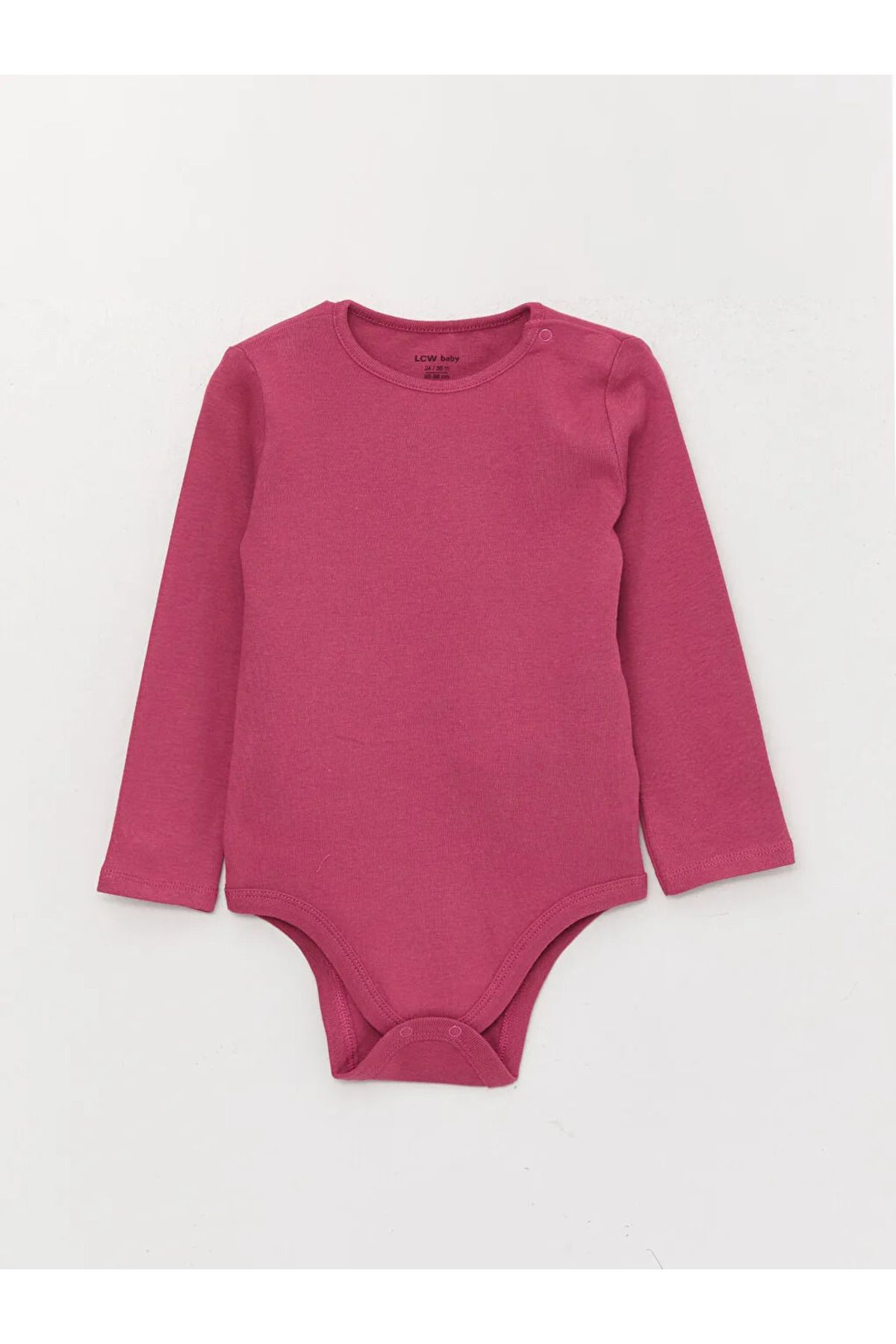 LC Waikiki-LCW Baby-Body mit Rundhalsausschnitt und langen Ärmeln, 3-teilig 1