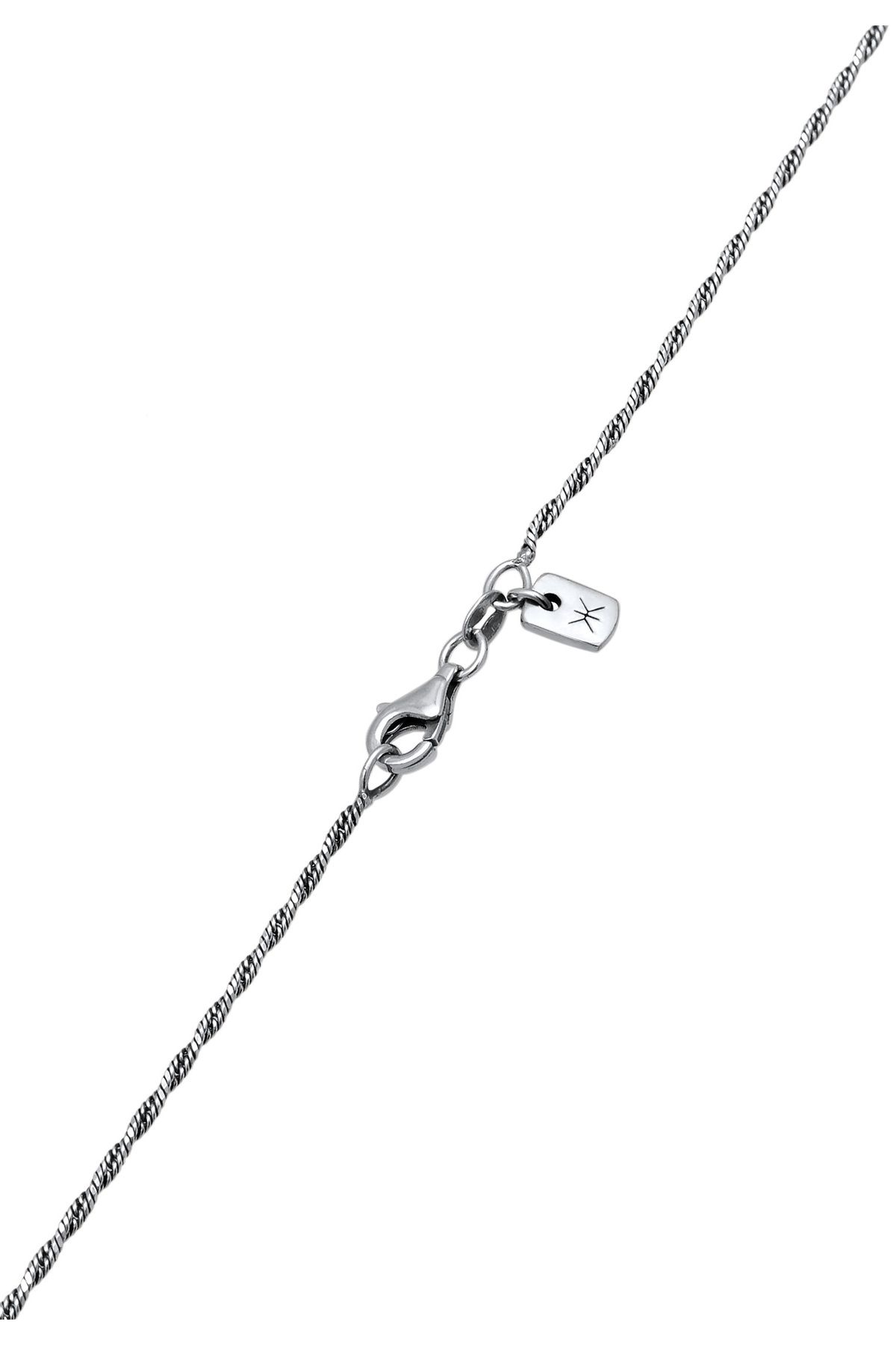 KUZZOI-Halskette Herren Münze Antik Kreuz Oxidiert 925 Silber 4
