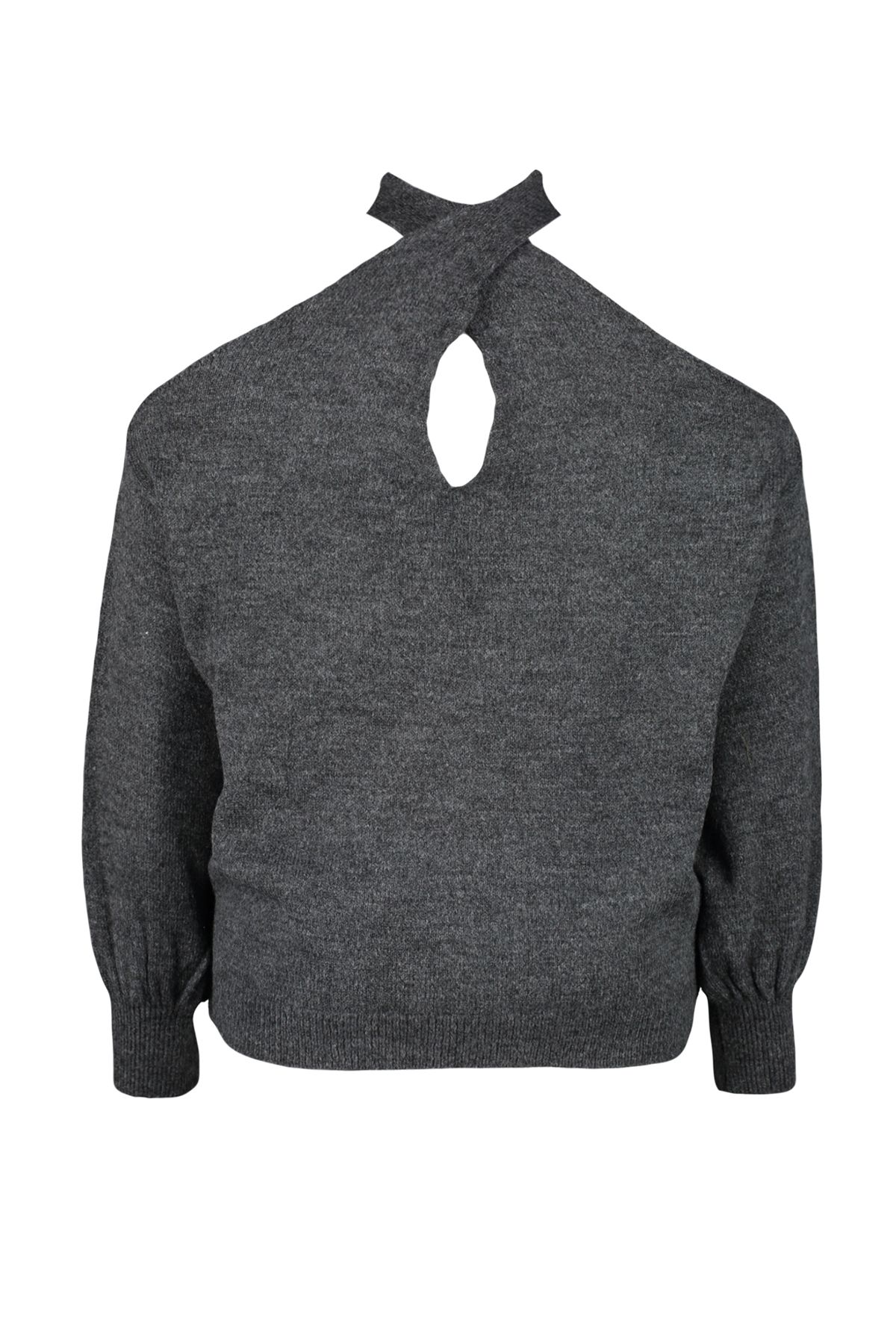 Trendyol Curve-Anthracite Knitwear Plus Size Sweater TBBAW24AN00087 8