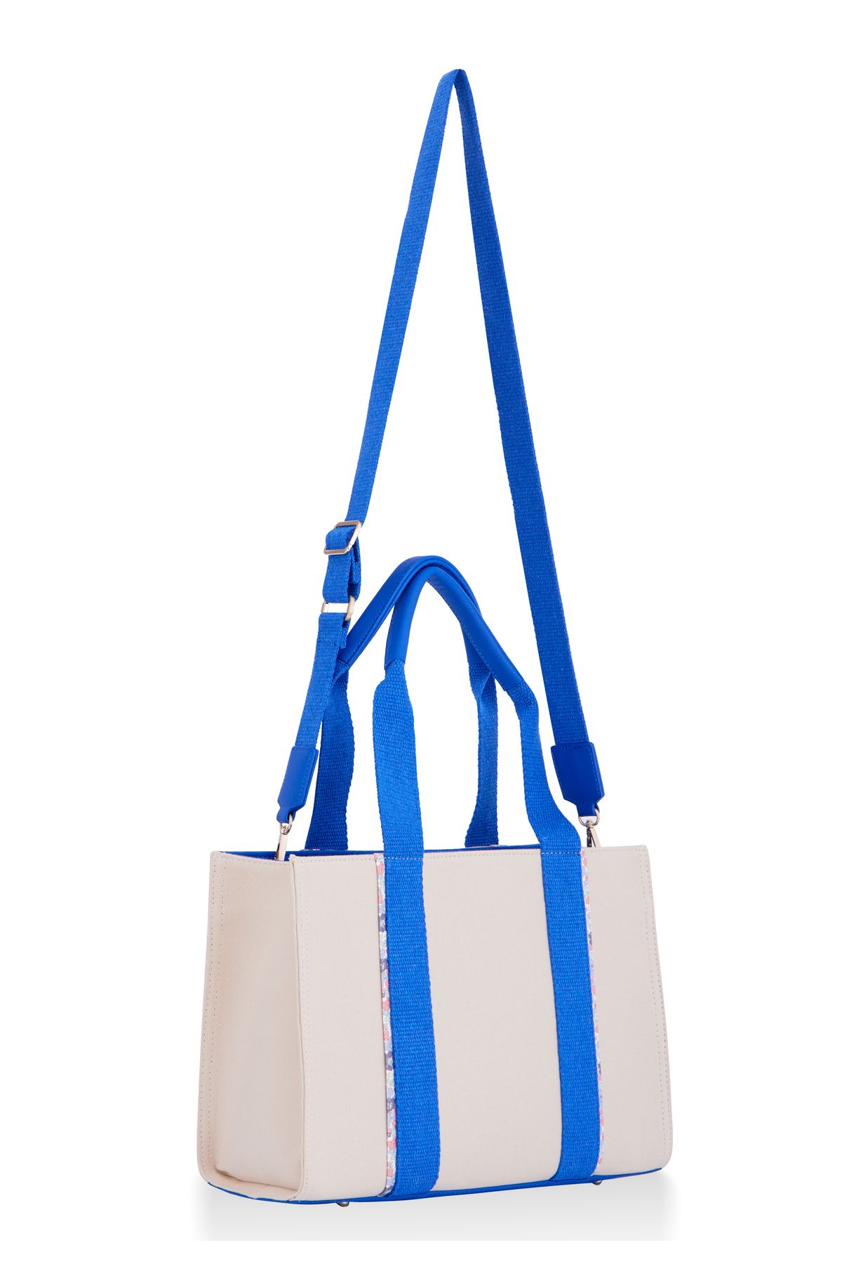 Laura Ashley Saks Blue Women s Tote Bag Trendyol