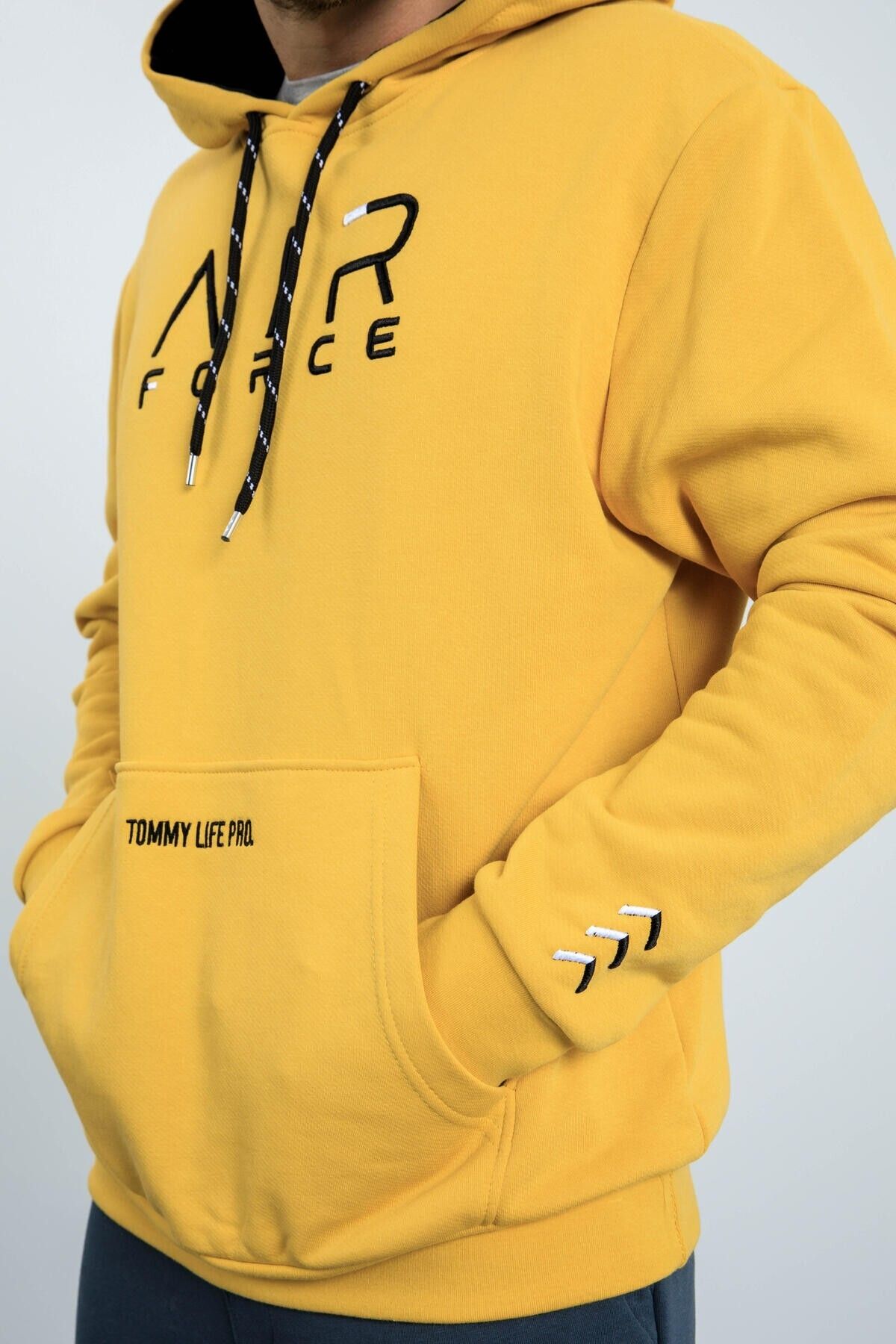 Yellow discount tommy hoodie
