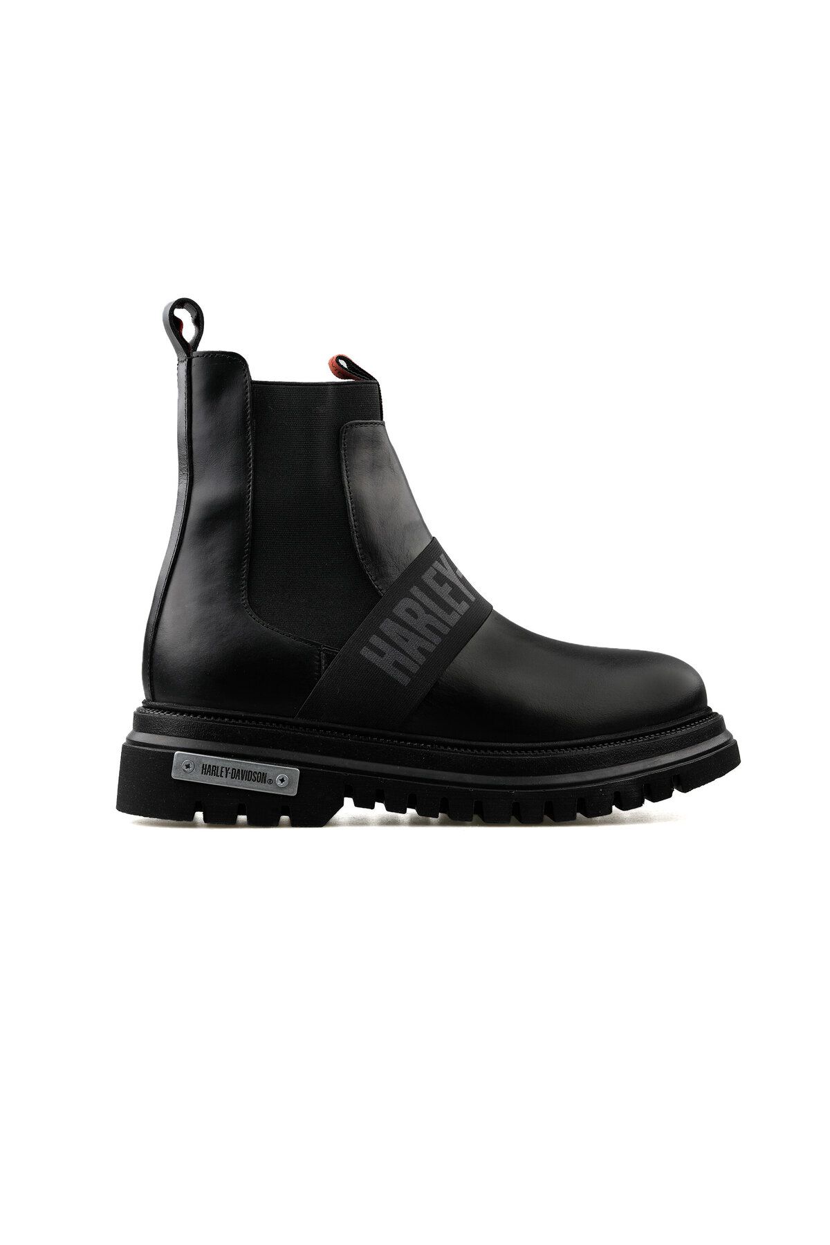 Harley Davidson Ankle Boots Black Block Trendyol