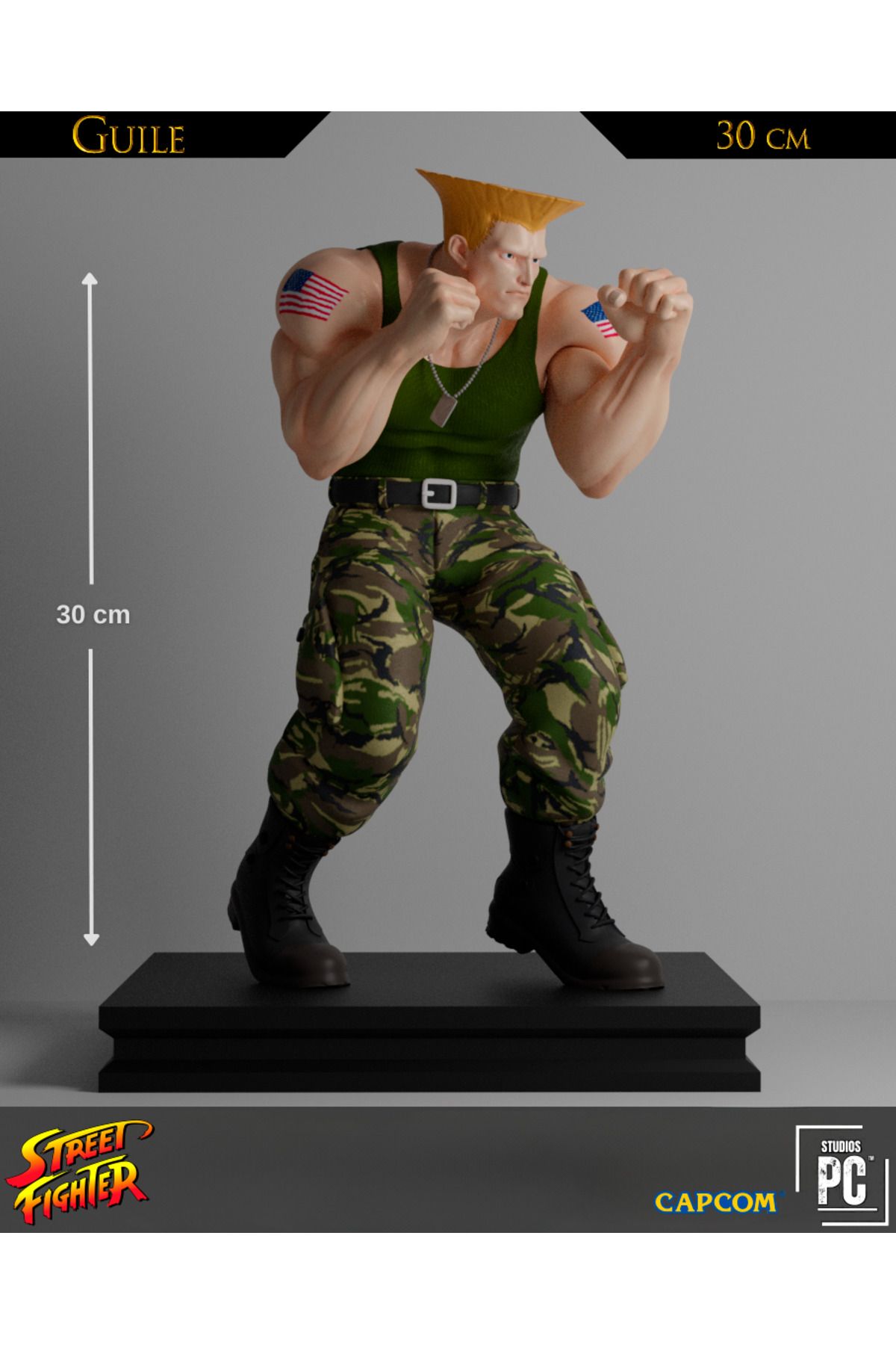 Guile clearance action figure