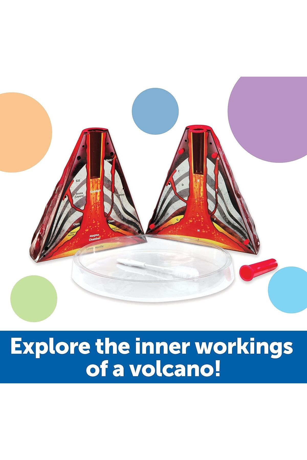 Learning Resources-Exploding Volcano Model 3