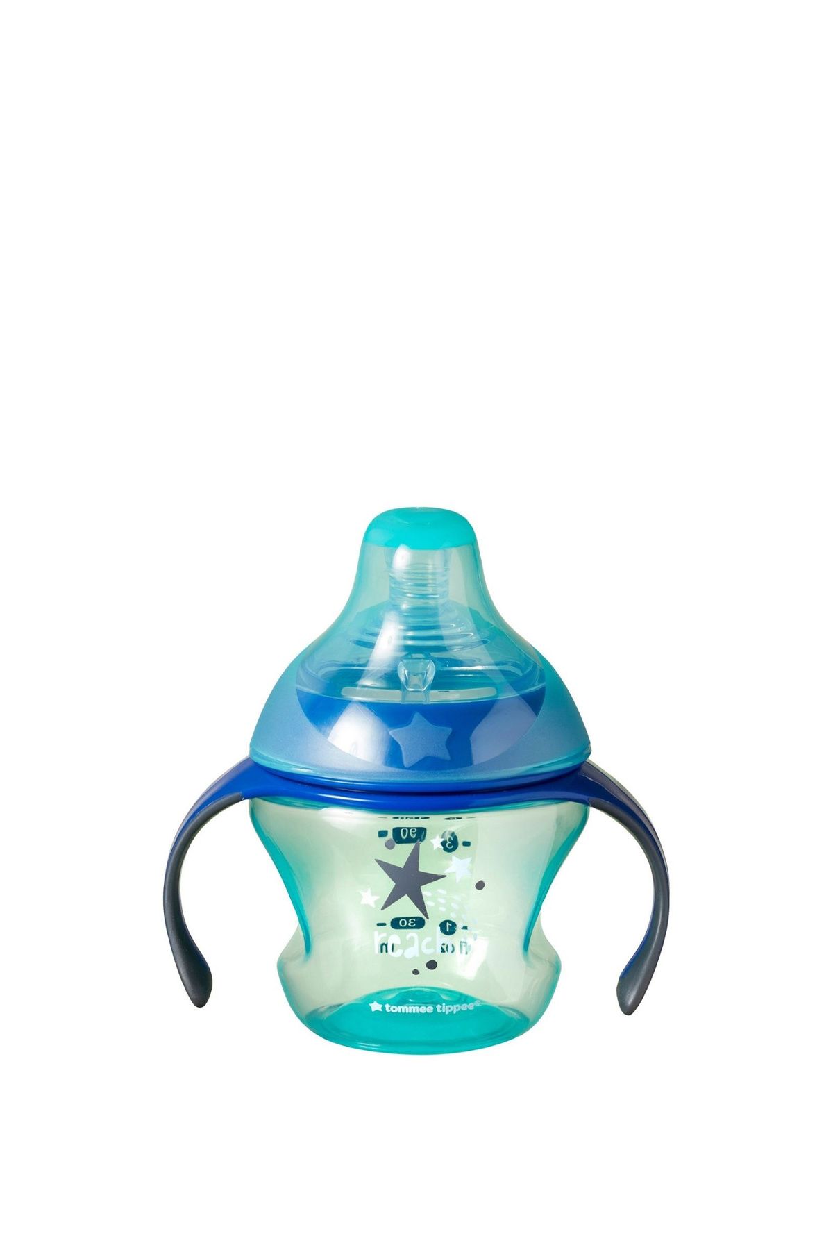 Mavi Biberon Uçlu Damlatmaz Bardak 150 ml
