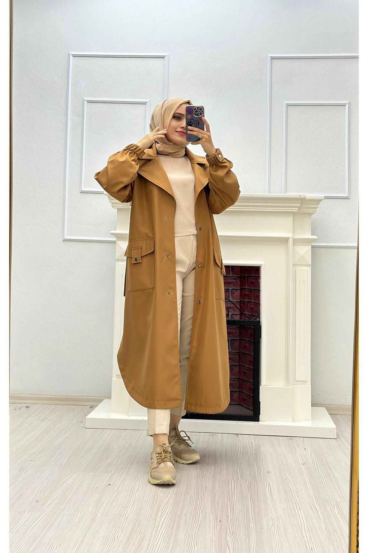 Impermeable top trench coat