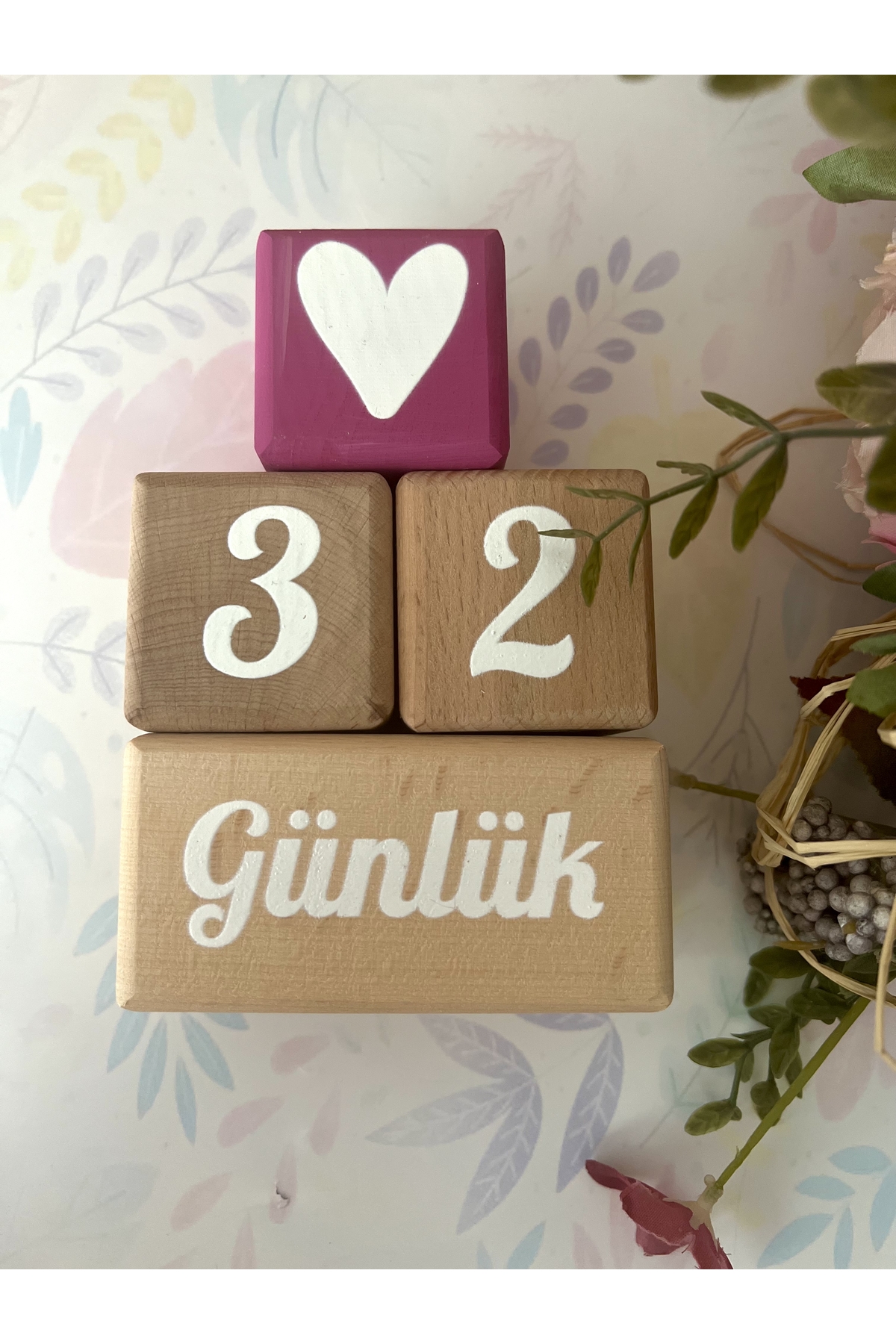 Bebek anı küpü seti
