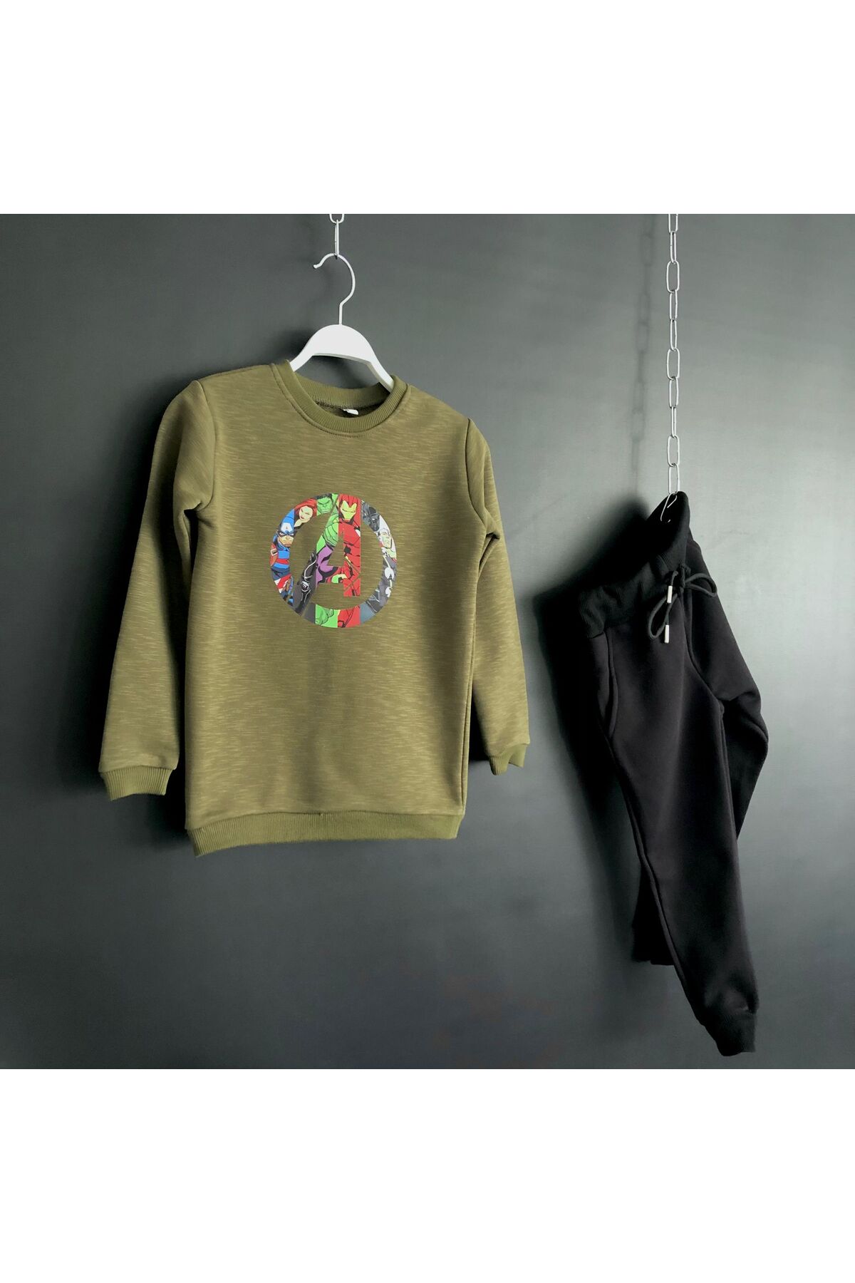 سویشرت پسرانه خاکی STAR GOGO KİDS | TNM127 اورجینال - تصویر 3