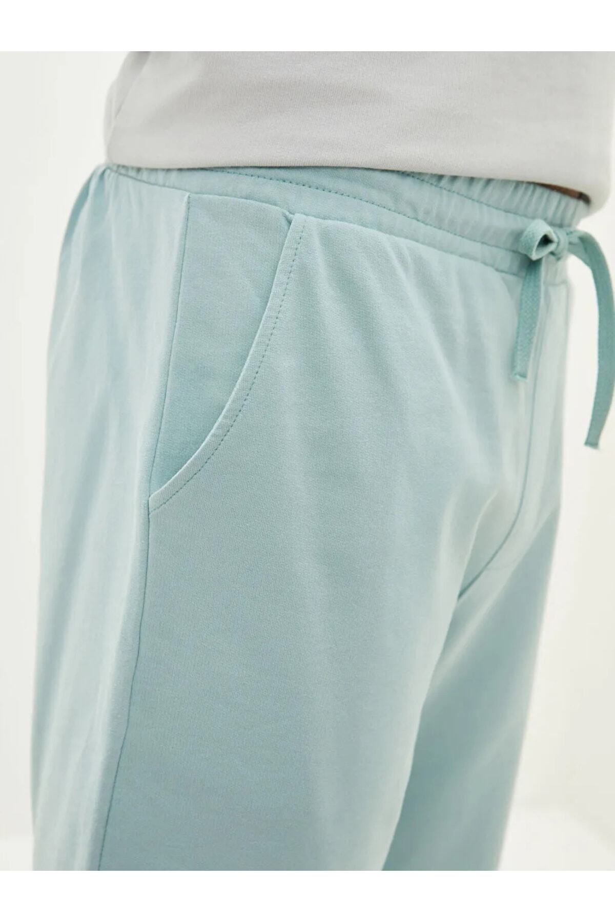 LC Waikiki-Basic Standard Pattern Knitted Men's Shorts 3