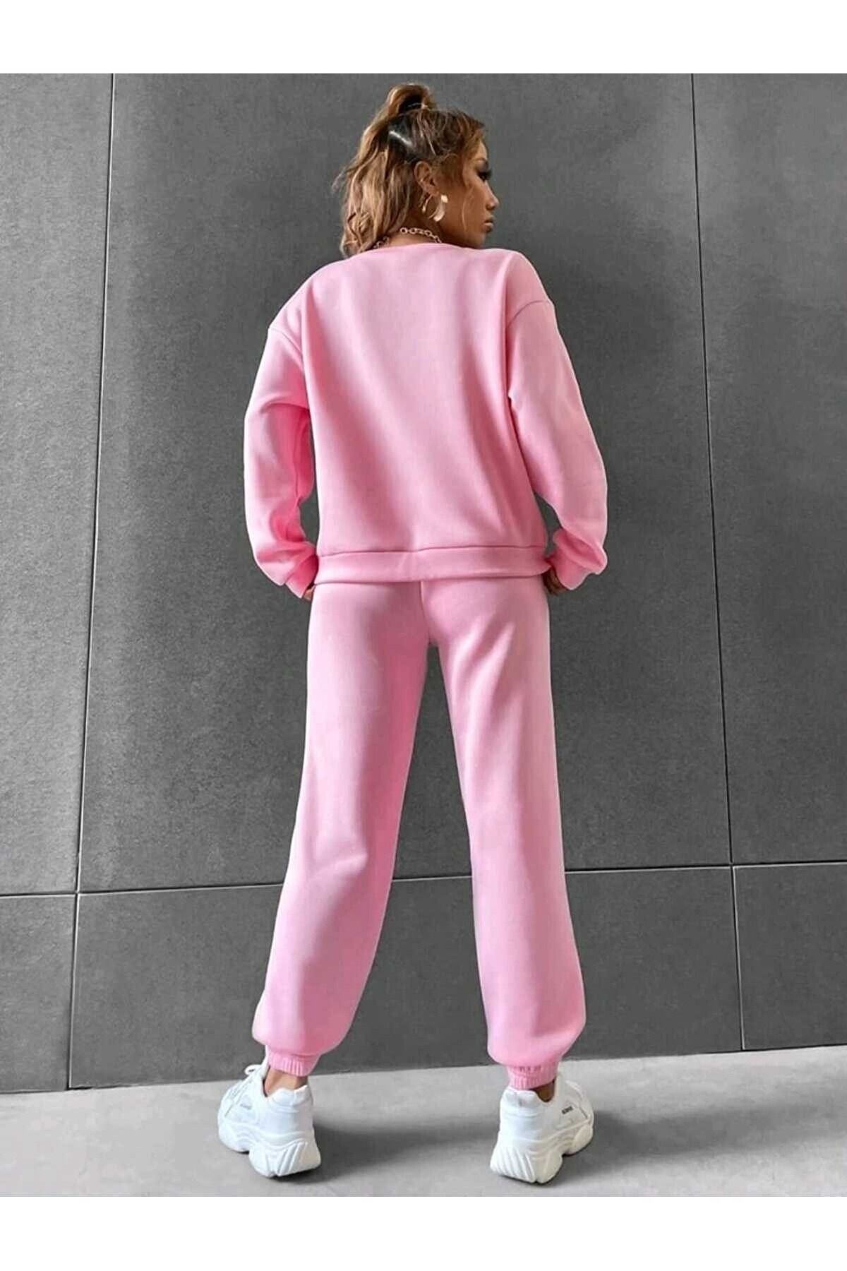 Nike tracksuit women's set pink top