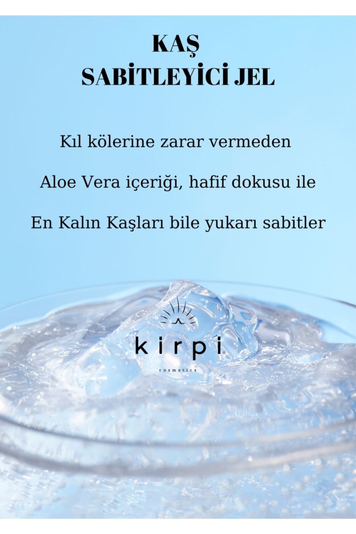 Kirpi-Eyebrow Fixing Gel -brow Fixing Gel Aloe Vera 8ml 3
