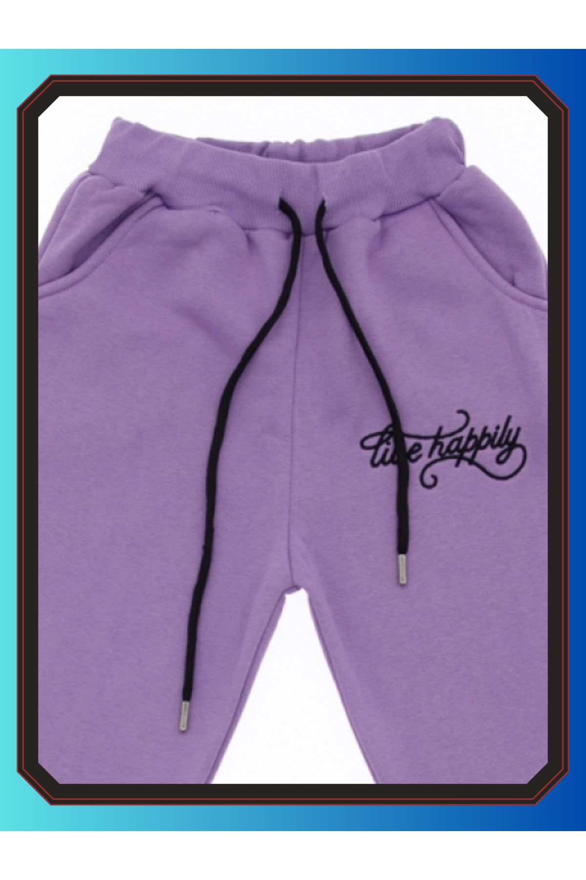 edoy-Happylive Printed Girl's Bottom Tracksuit 3 strings Raster 6