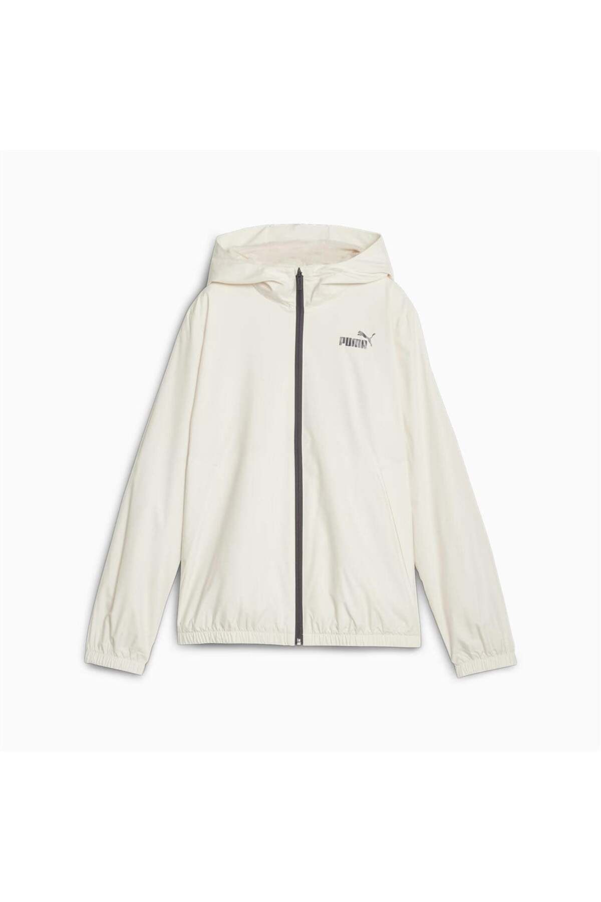 Puma white windbreaker best sale