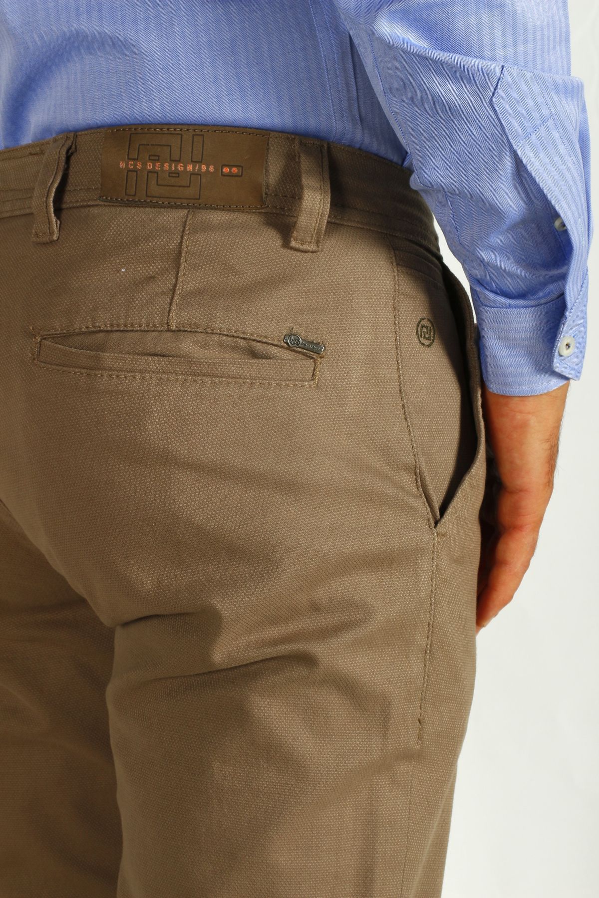 شلوار پارچه ای چند رنگ مردانه لباس جیب جانبی شتر باریک و CHINO جین 2194 ان سی آر Ncs
