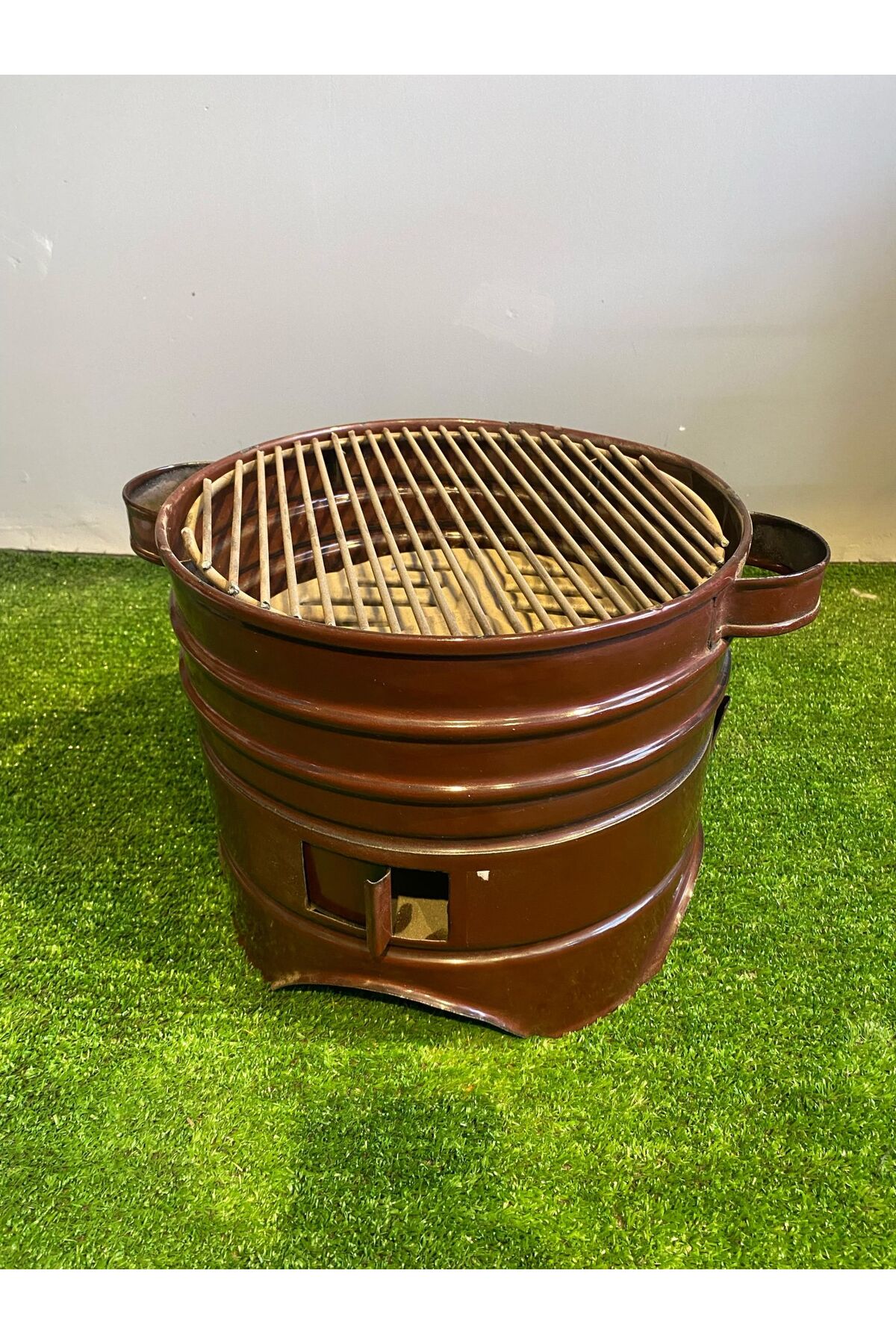 30 cm Emaye Yuvarlak Mangal 3