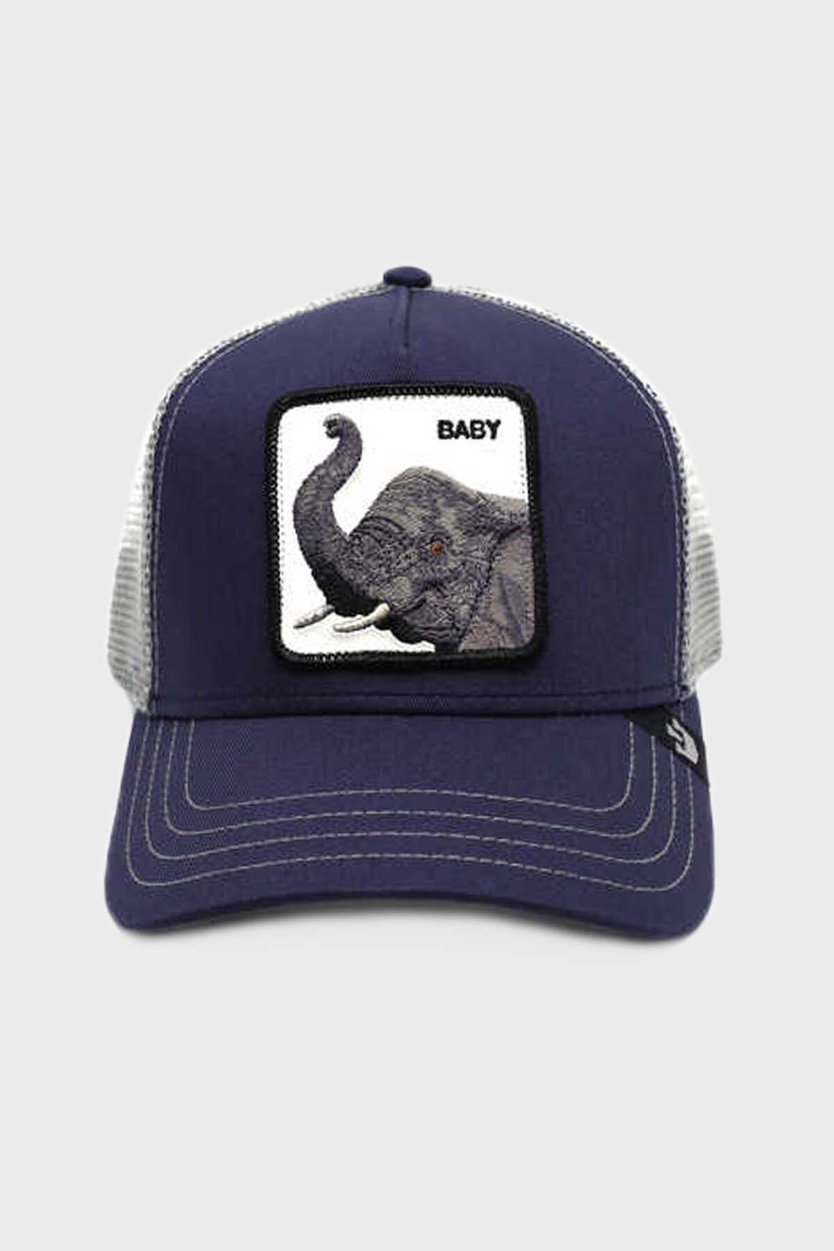 کلاه کپ طرح فیل آبی سرمه ای یونیسکس گورین براس Goorin Bros (برند آمریکا)