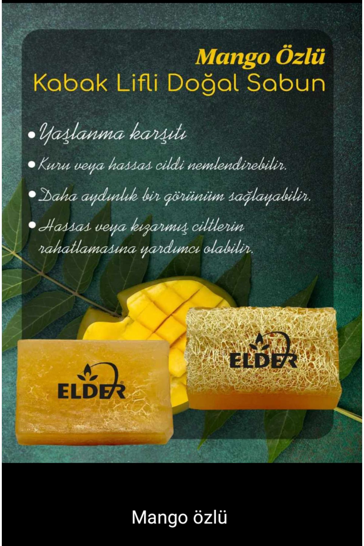 Mango Özlü Kabak Lifli Doğal Sabun 130 gr