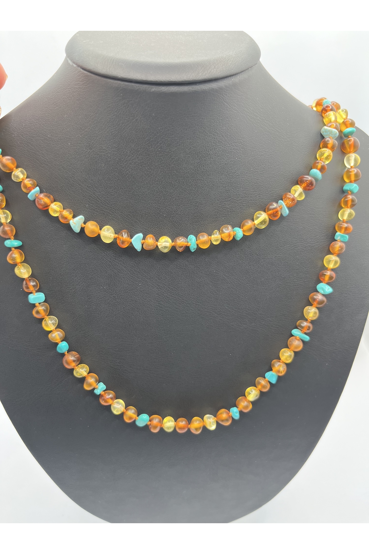 KEHRİBAREVİ KARAMAN Firuzeli Damla Kehribar Yetişkin Ve Bebek Takım Orijinal Sertifikalı