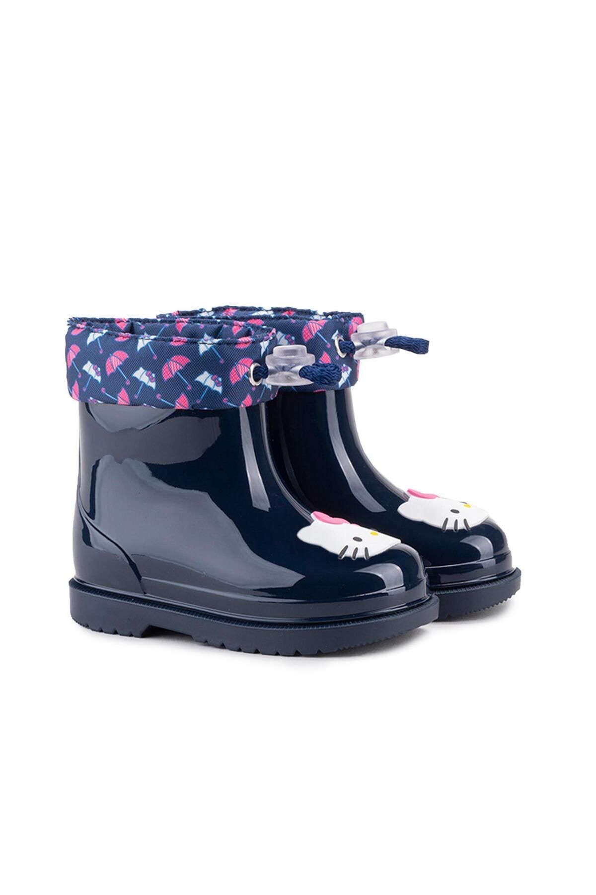 Navy rain on sale boots