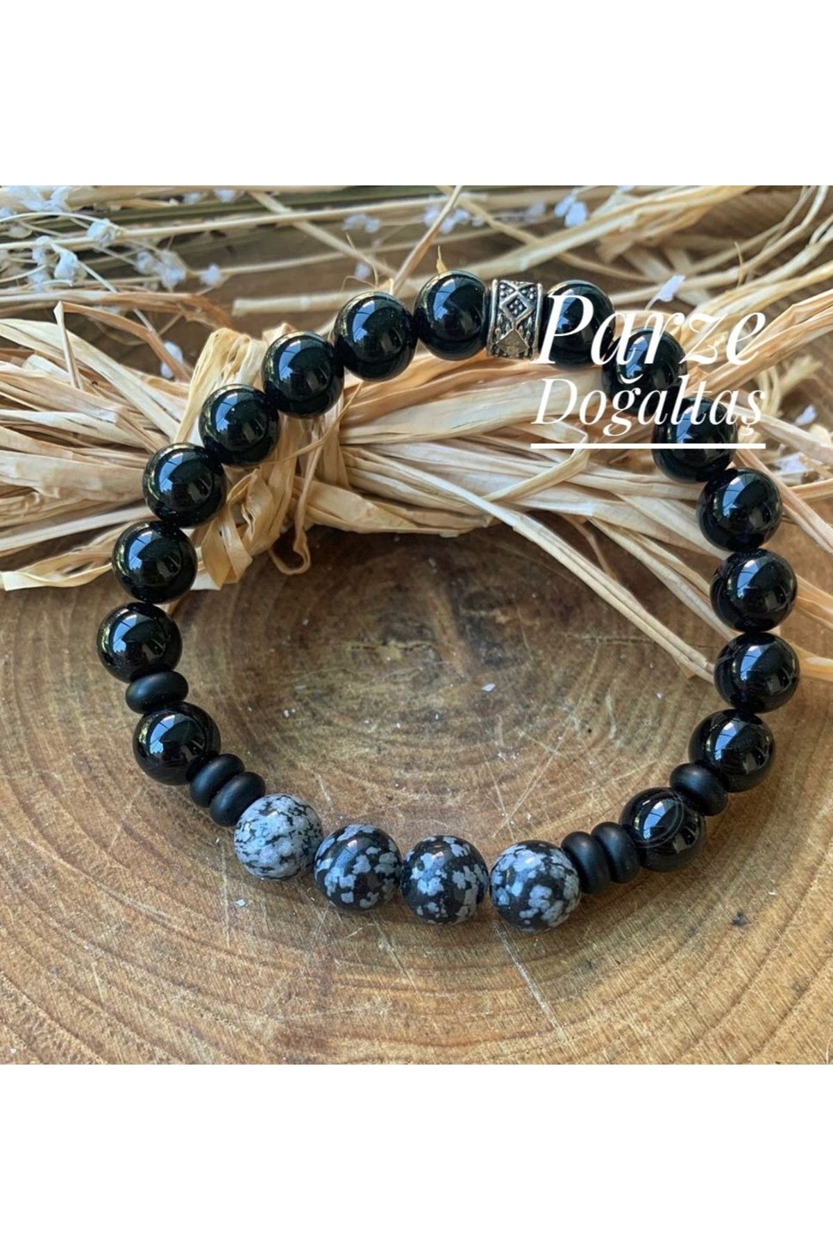 Snowflake hot sale obsidian bracelet