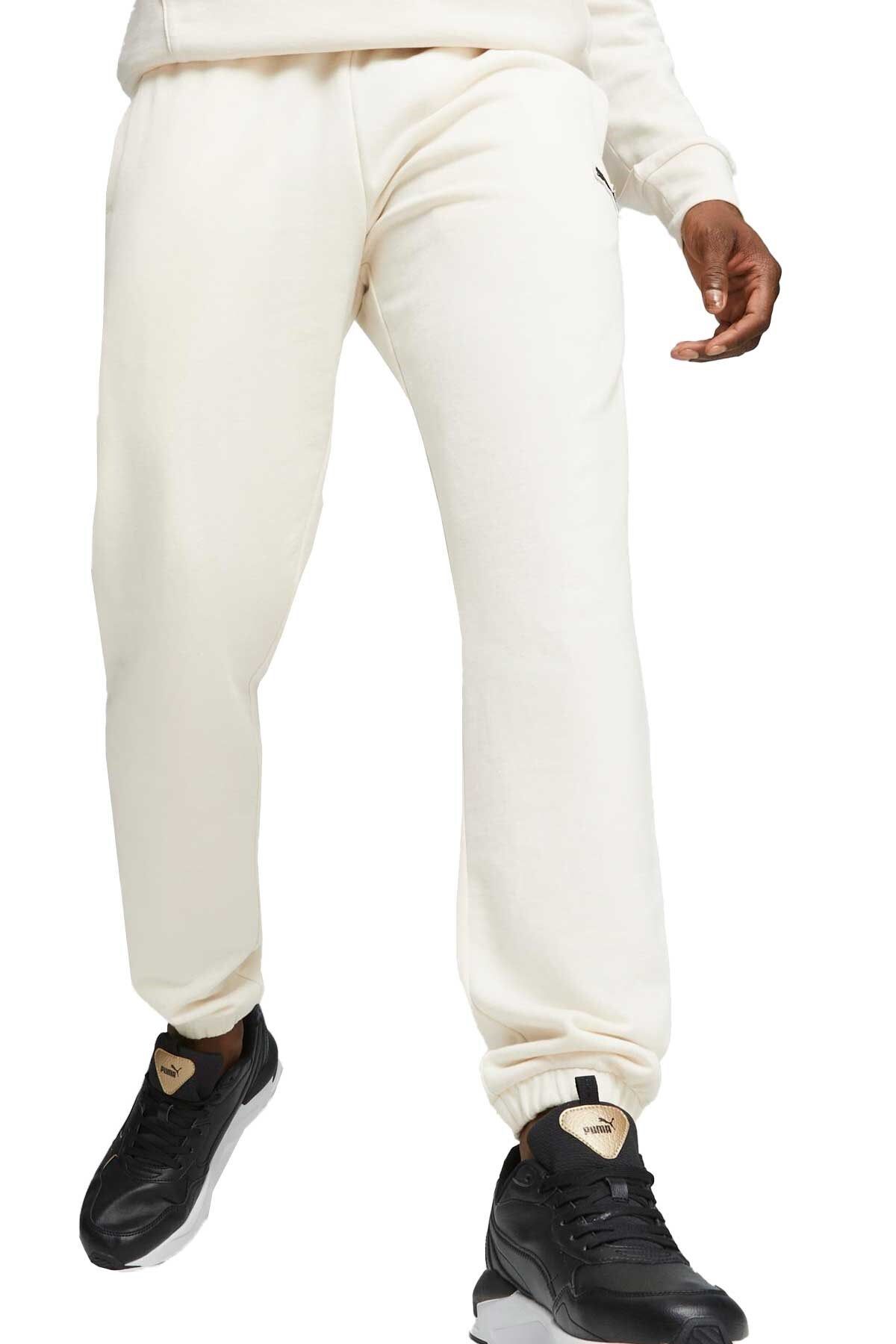 Puma essentials best sale men's sweatpants