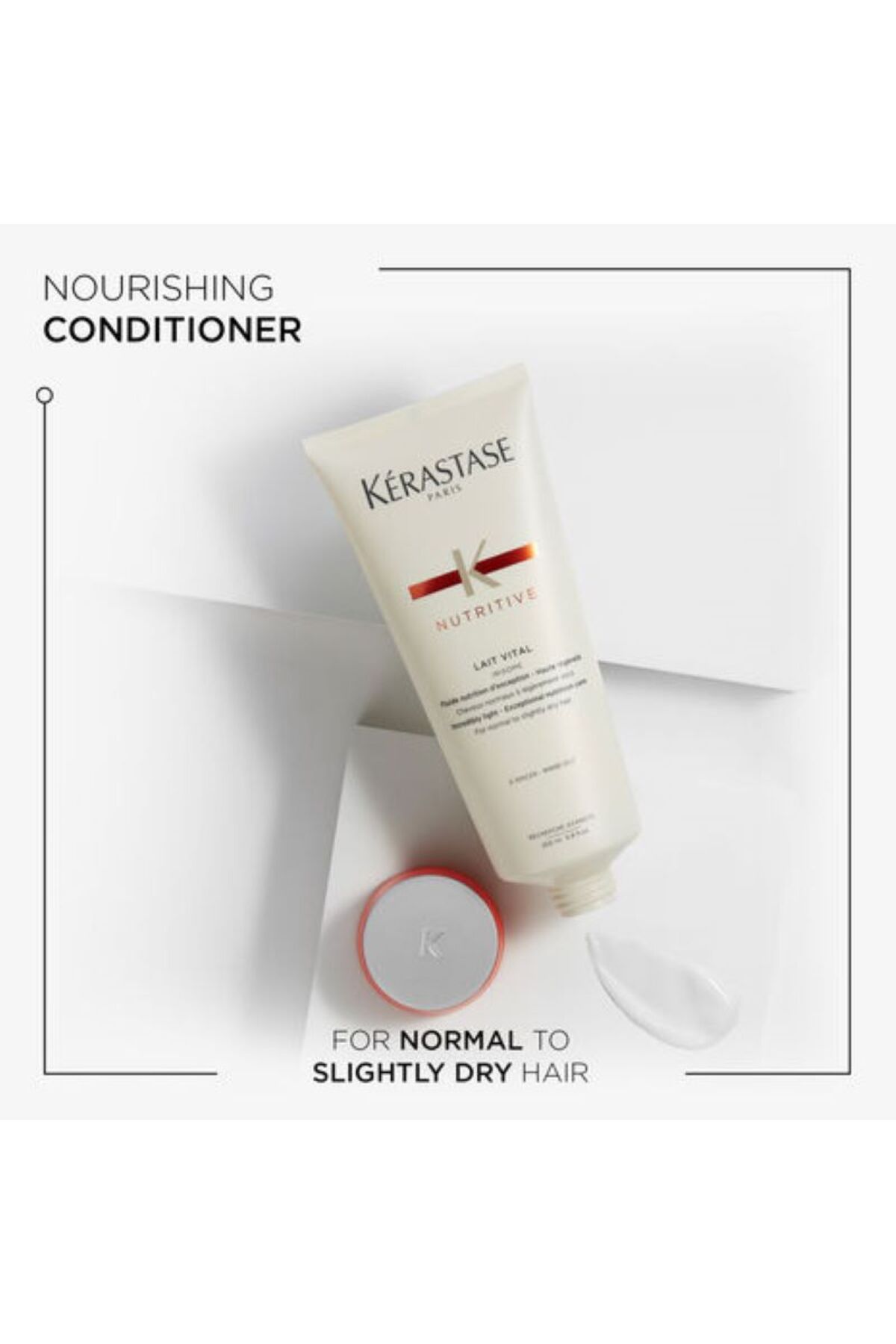 نرم کننده بدون سولفات مغذی KÉRASTASE Nutritive Lait Vital 6.8fl.oz BSecrets.X888 Kerastase