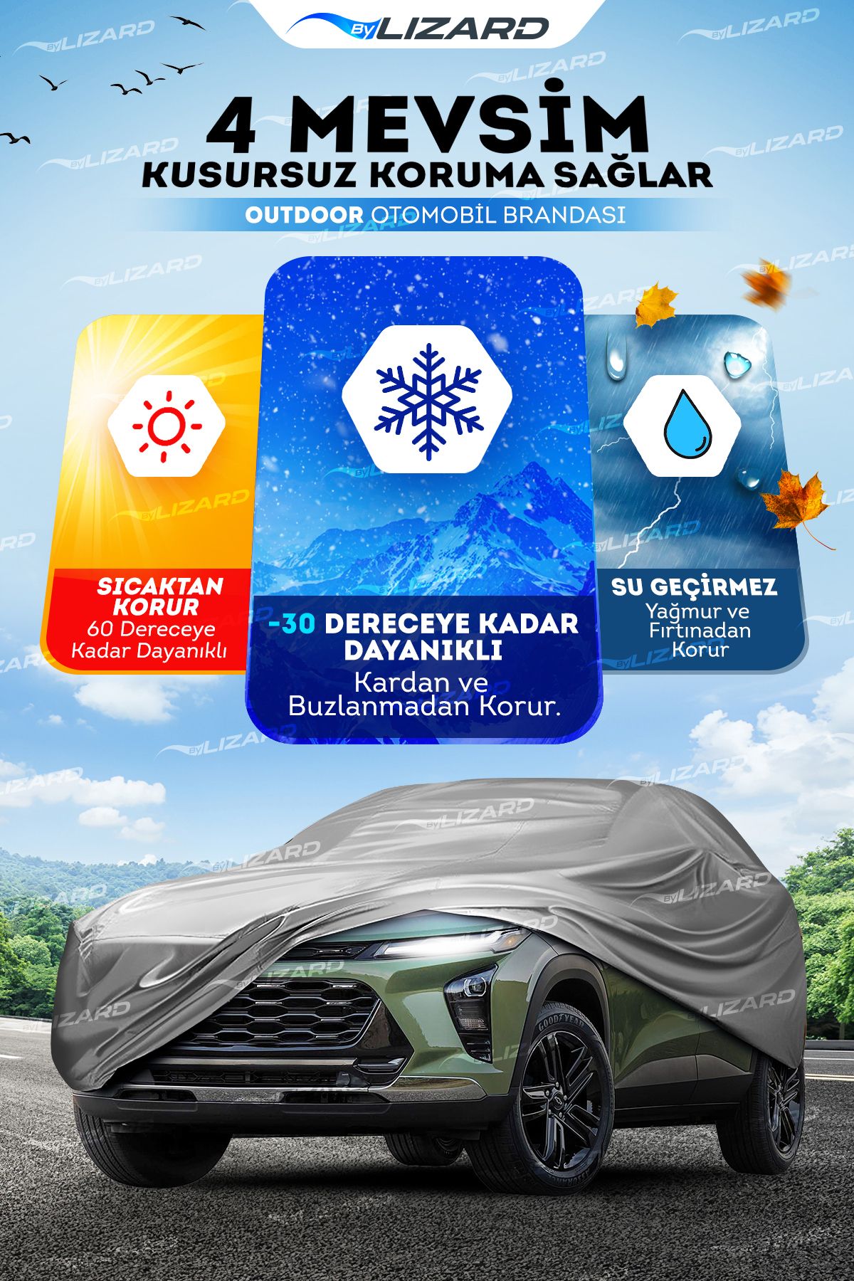 ByLizard Citroen DS3 Car Canvas, Cover, Tent - Trendyol