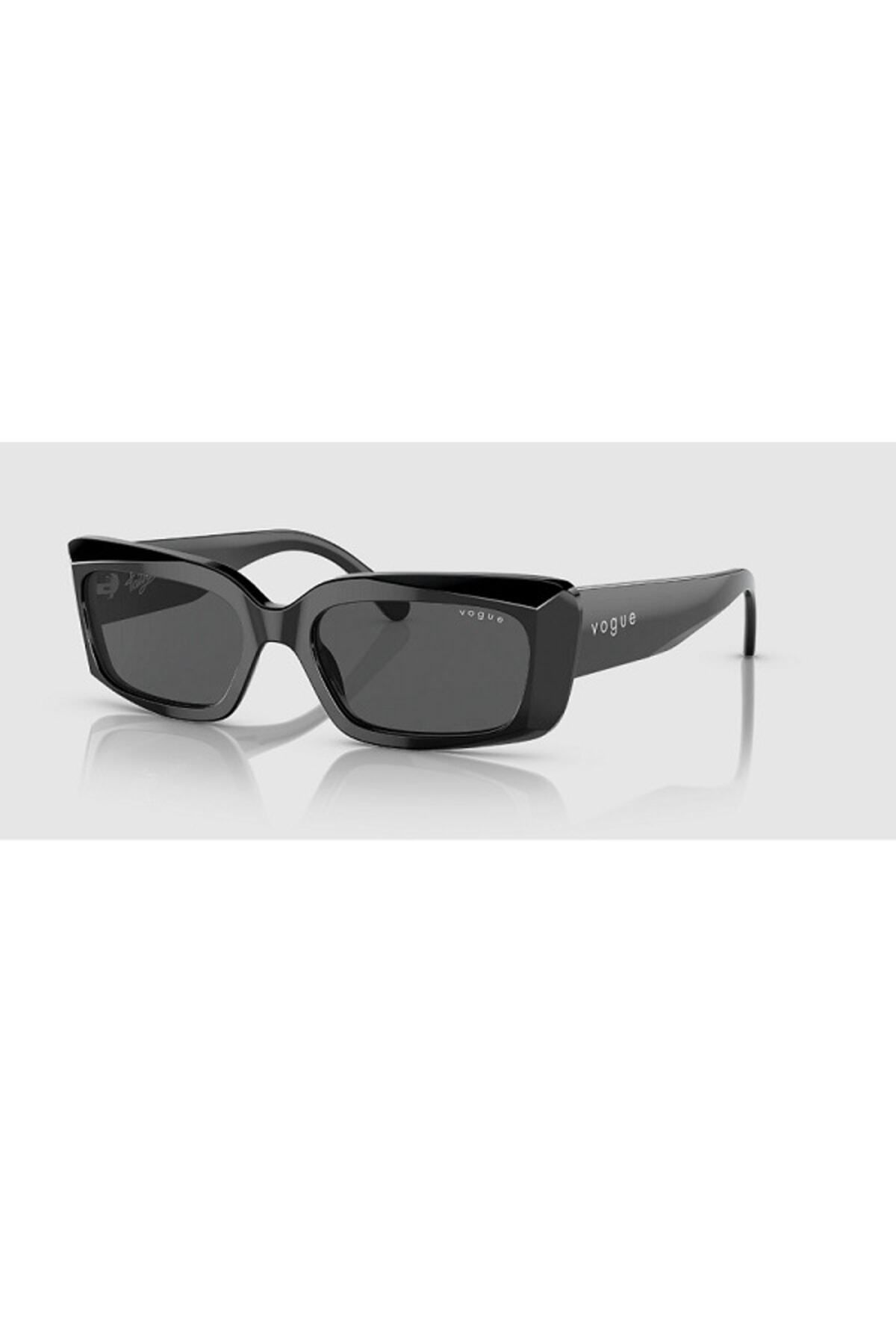 Vogue Sunglasses Black Rectangle