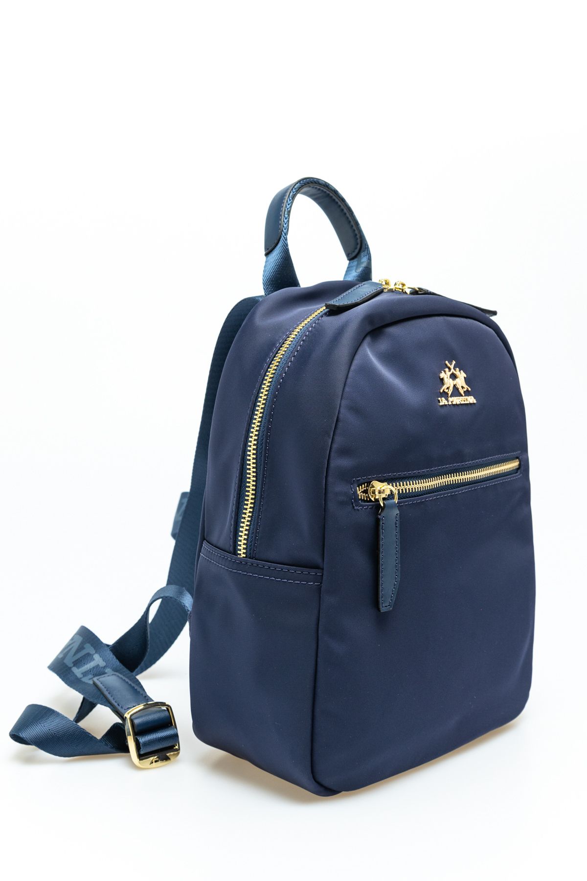 La Martina Backpack Blue Plain Trendyol