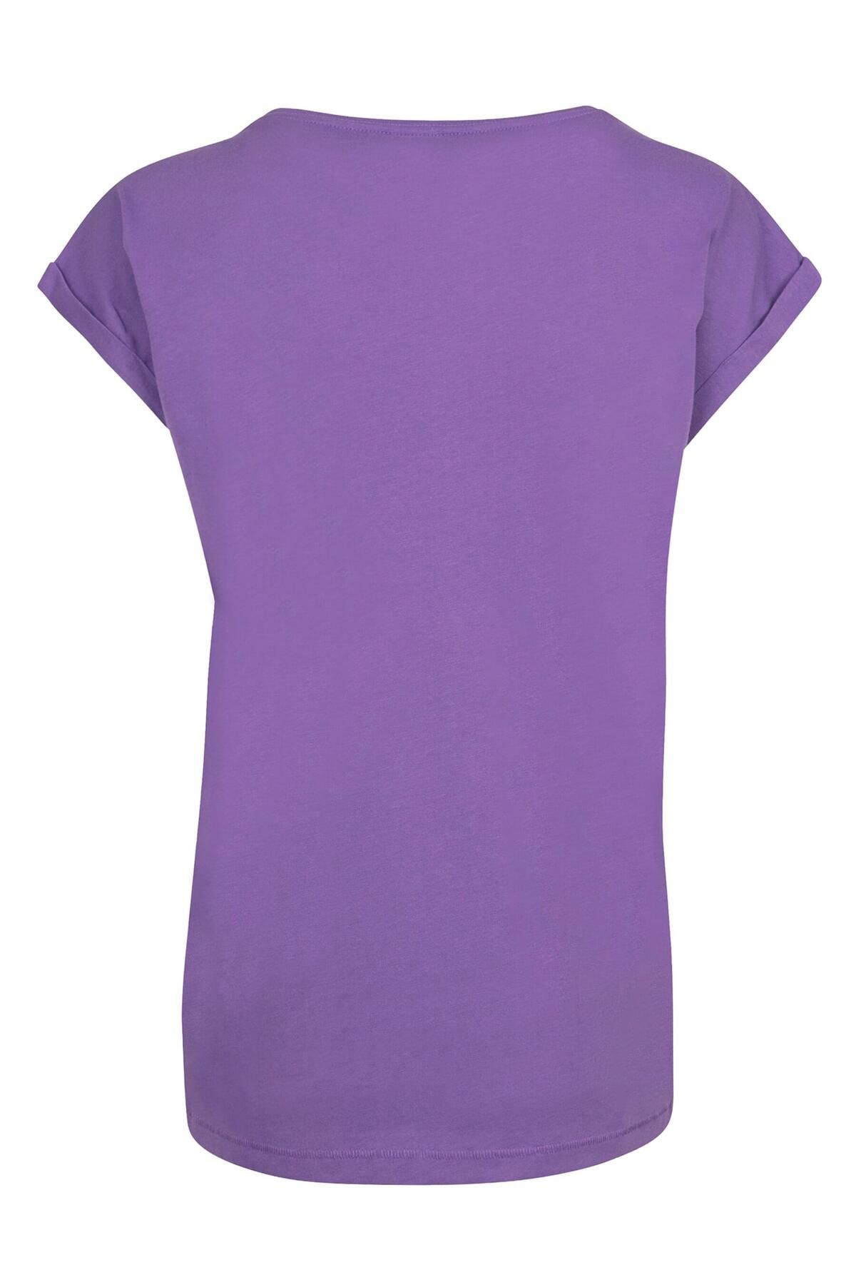 Merchcode Damen Ladies Extended Trendyol Tee Please Shoulder 