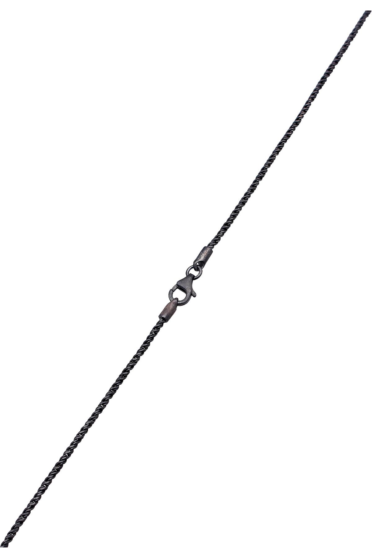 KUZZOI-Halskette Herren Kreuz Flach Kordelkette 925 Silber 5