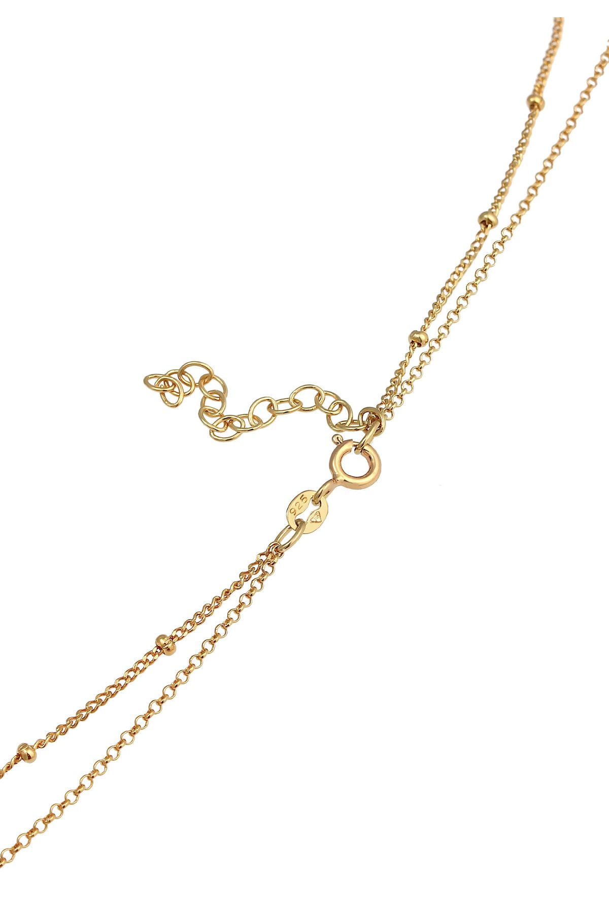 ELLI-Halskette aus 925er-Sterlingsilber – mit rosa Quarzperlen, Damen-Schichtwasserzeichen-Trend 4